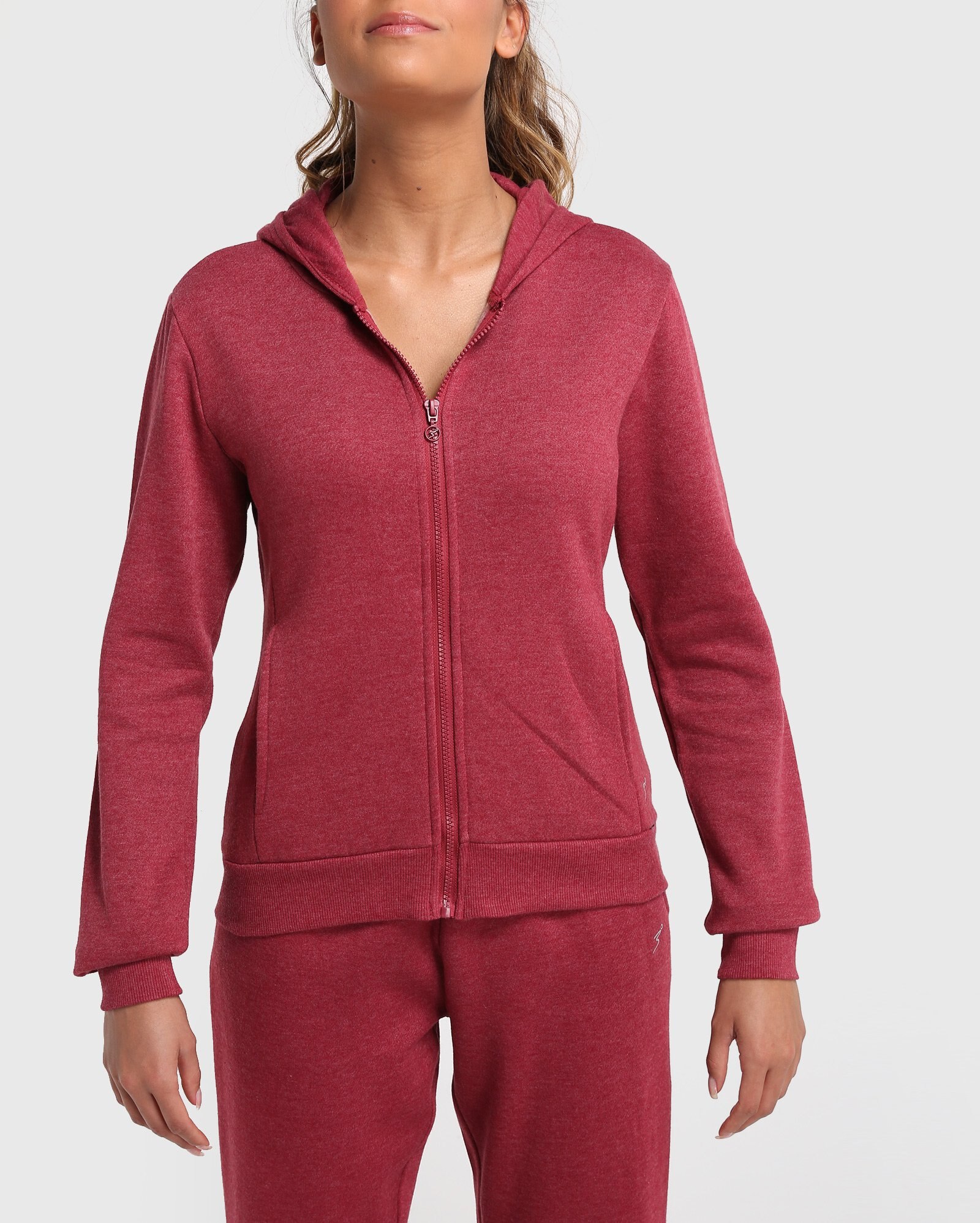 juicy couture red velour moletom com capuz