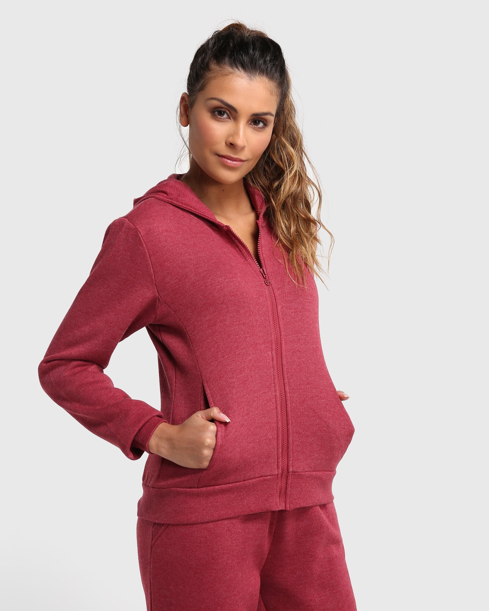 juicy couture red velour moletom com capuz