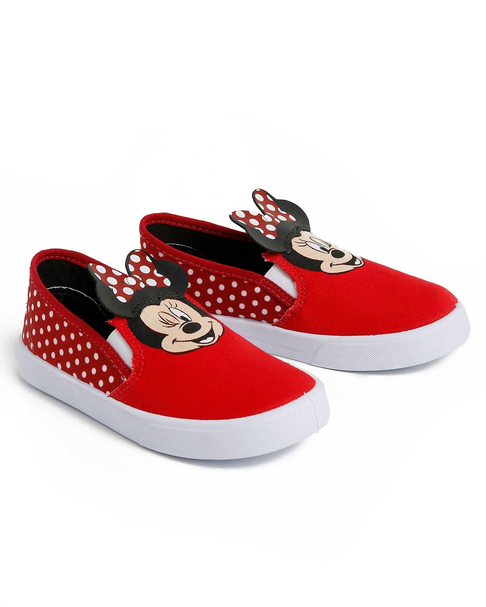 Riachuelo | Tênis Infantil Slip On Minnie Disney - Vermelho