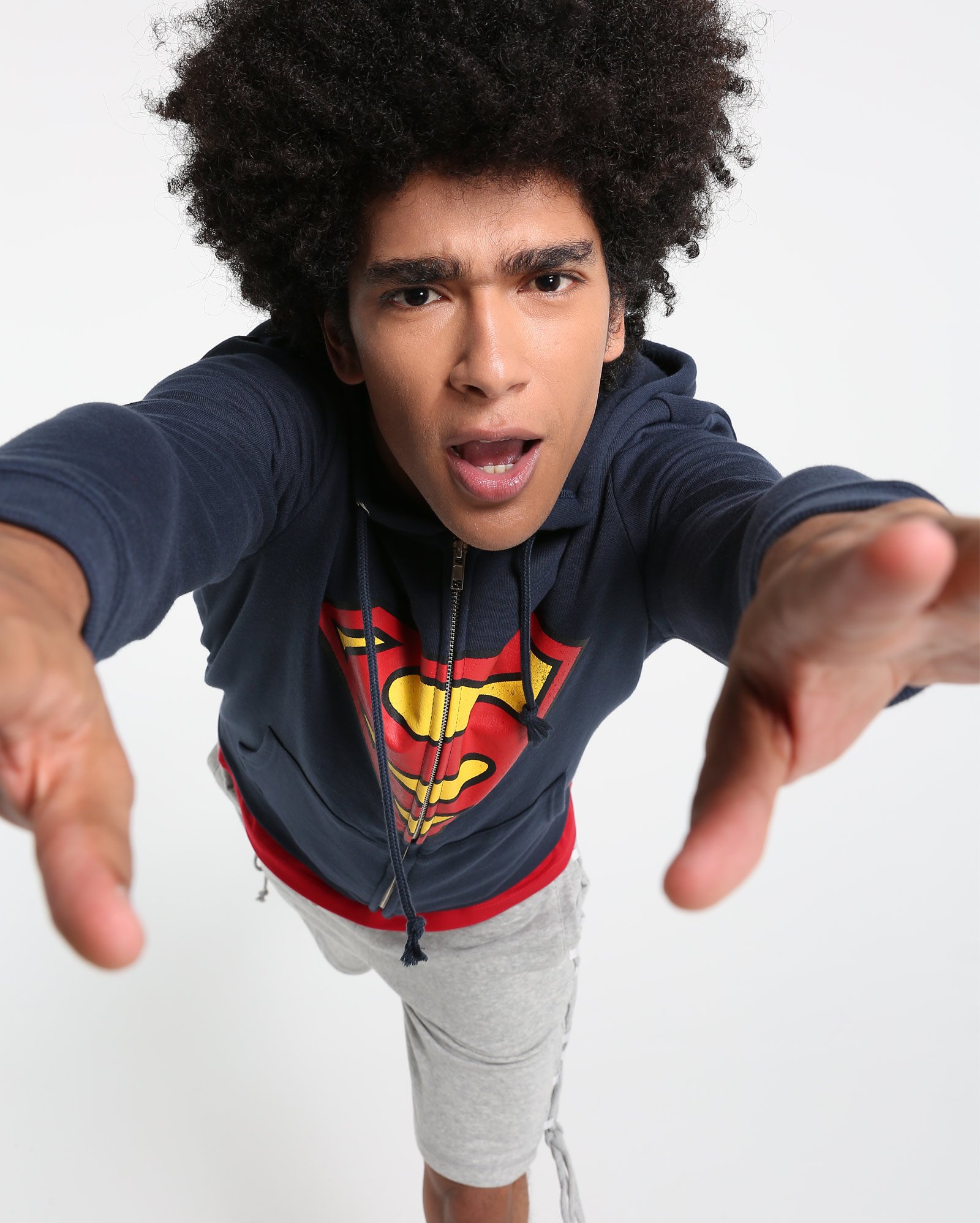 super man moletom com capuz