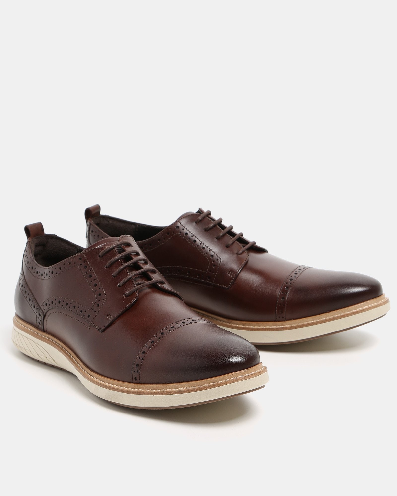 Riachuelo | Sapato Couro Democrata - Marrom