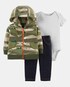 Conjunto 3 Peças Camuflado Carter´s - Multicor