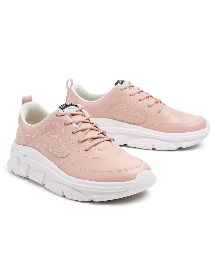 Riachuelo Tênis Casual Chunky Moleca Rosa Claro