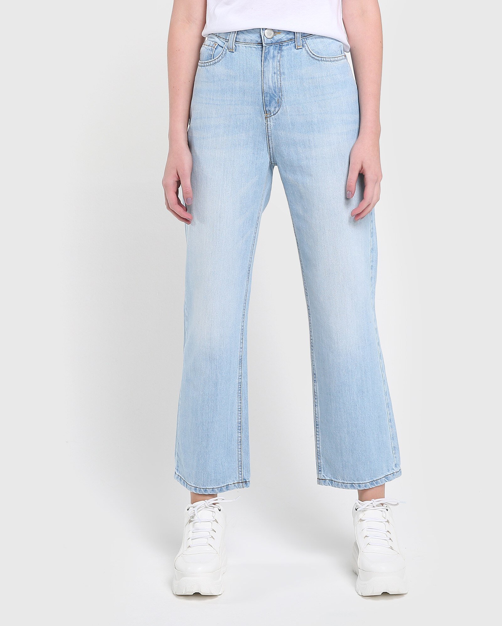 Jeans Topshop Moto Délavé - Coupe Mom W28 L30 - Occasion Très Bon état
