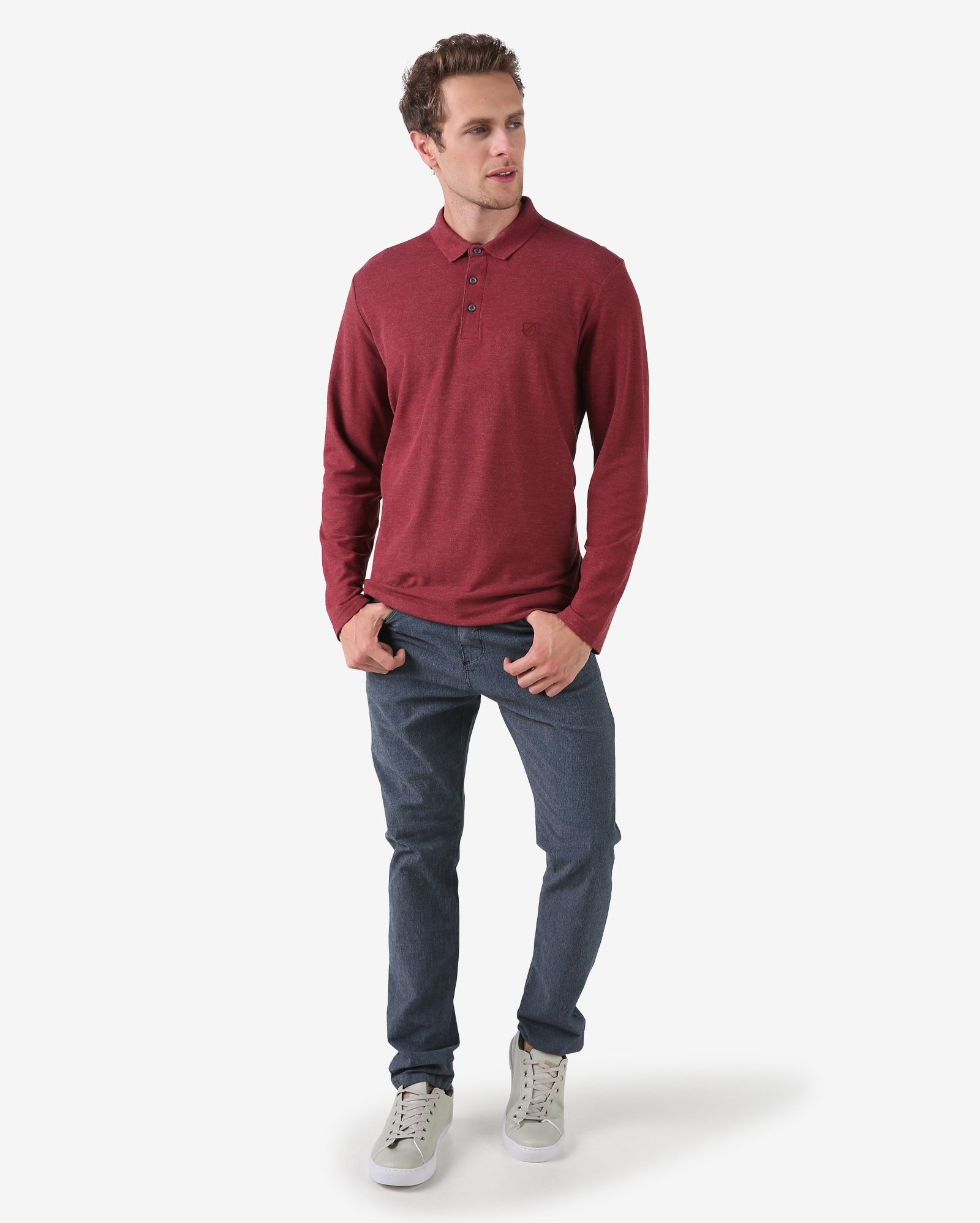 camisa polo manga longa riachuelo