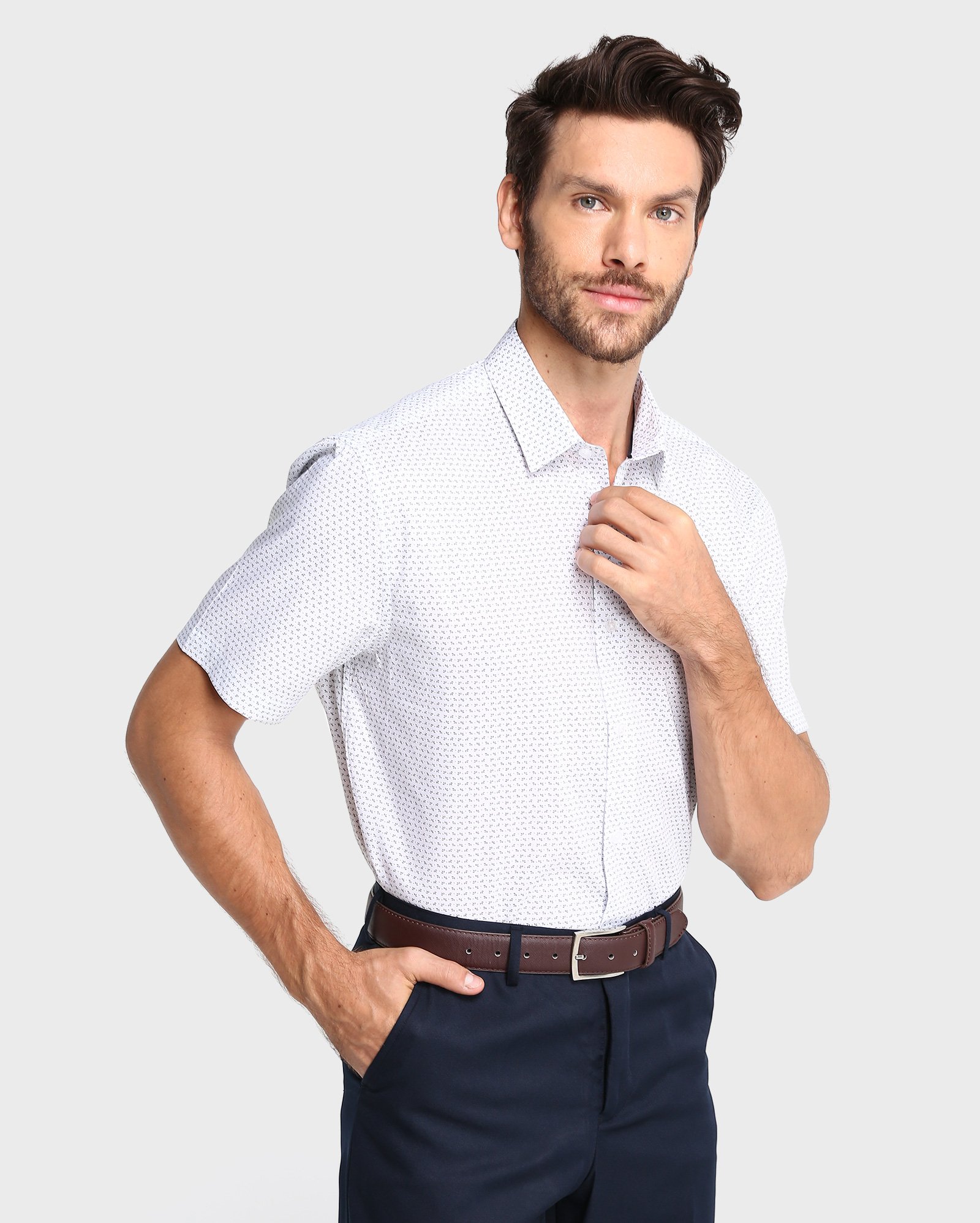 Camisa social manga curta riachuelo Clearance