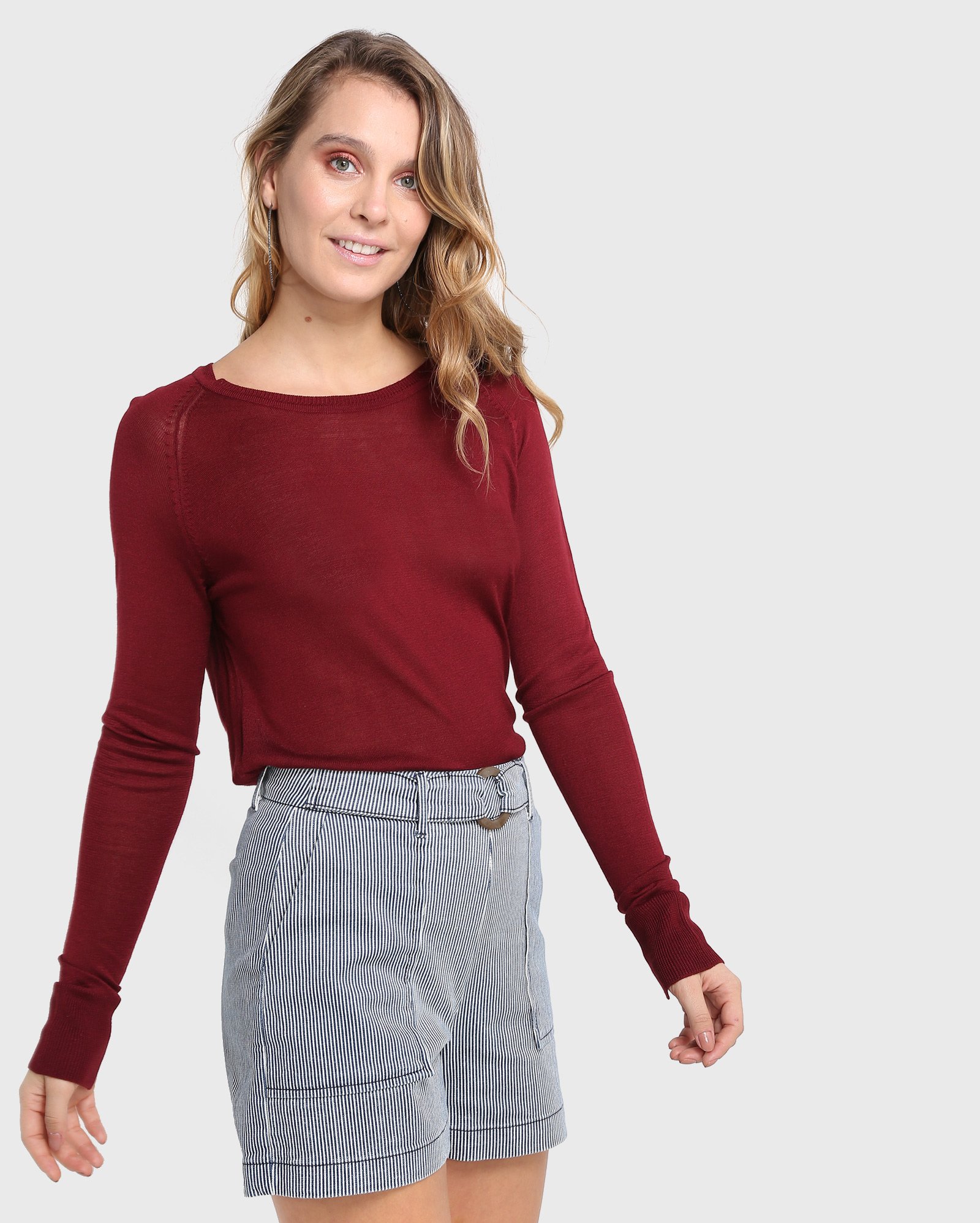 blusa manga longa riachuelo