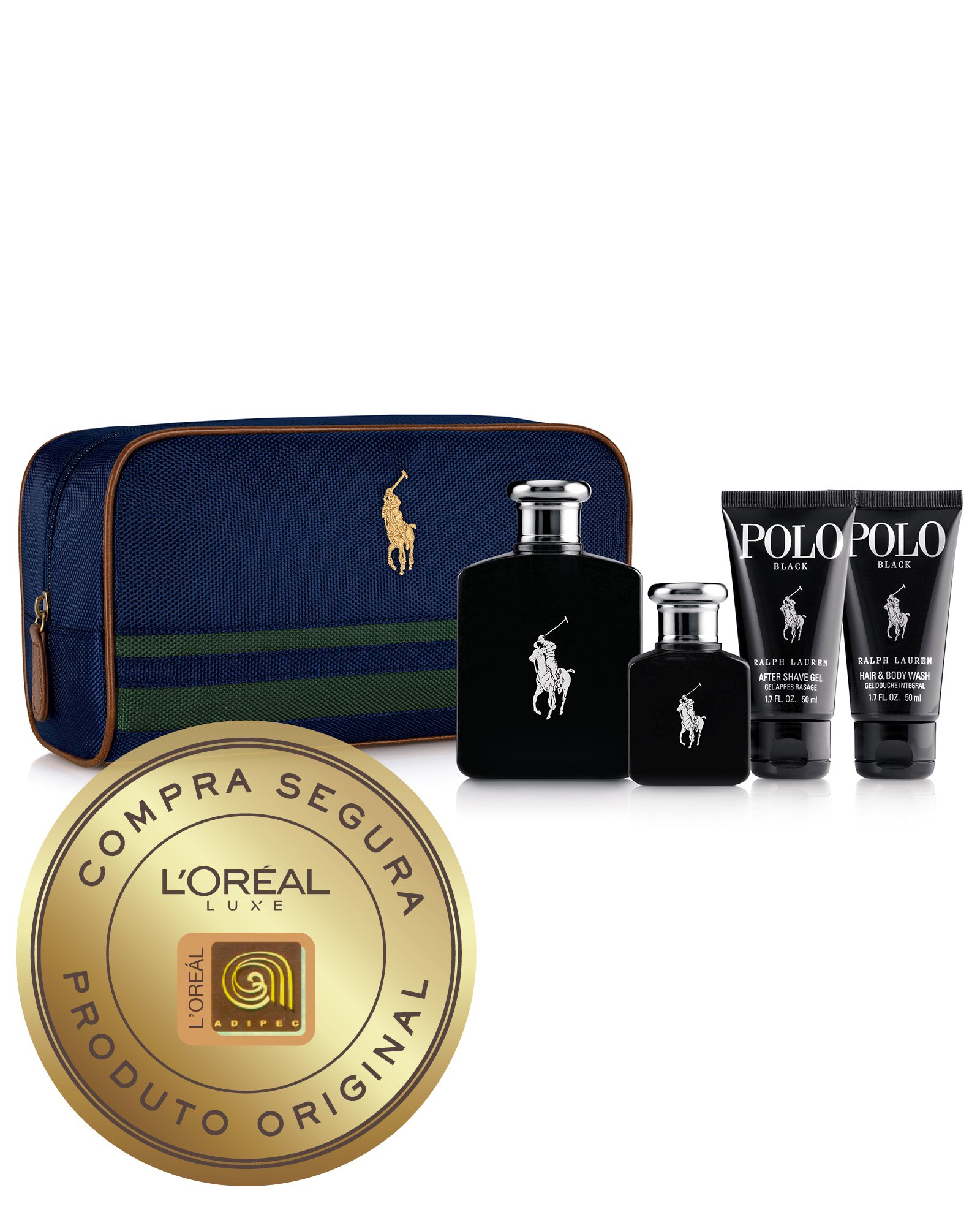 Riachuelo | Kit Polo Black Ralph Lauren Masculino 125ml + Perfume