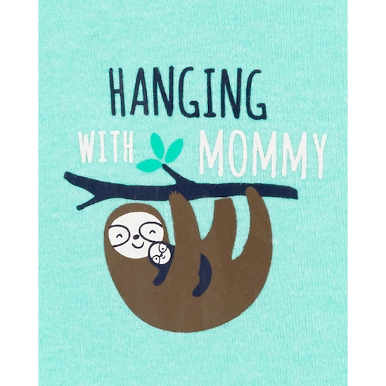 Kit Body 3 Peças Preguiça Carter's - Azul