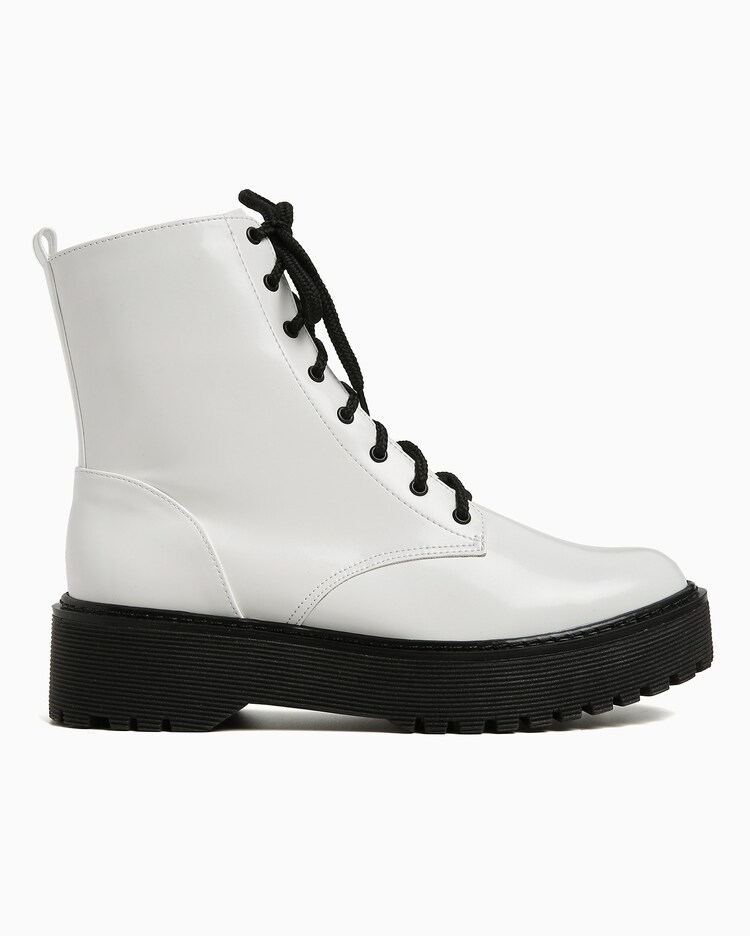 Riachuelo Bota Coturno RCHLO Shoes Branco