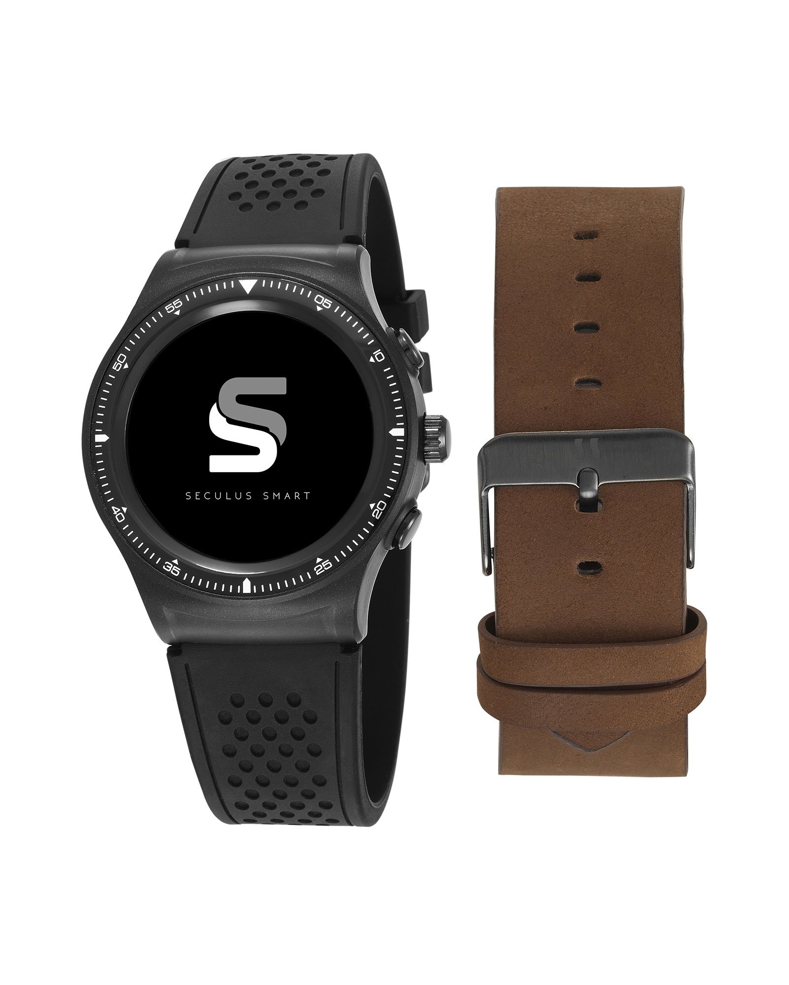 Relógio Smartwatch Seculus Masculino Gps Marrom79004g0svnv2 no Shoptime