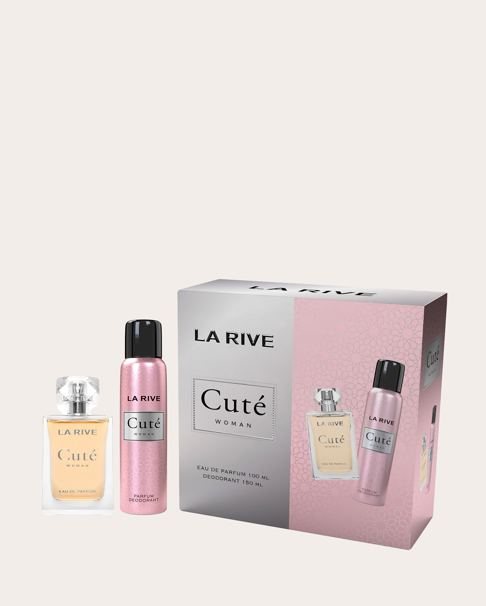 Kit Perfume Cuté La Rive Feminino Eau de Parfum 100ml + Desodorante Cuté La Rive 150ml