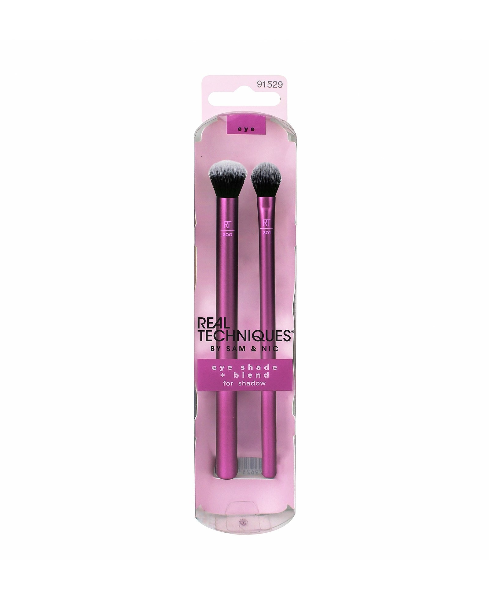 Kit de Pincéis Base Shadow Brush + Deluxe Crease Brush Real Techniques
