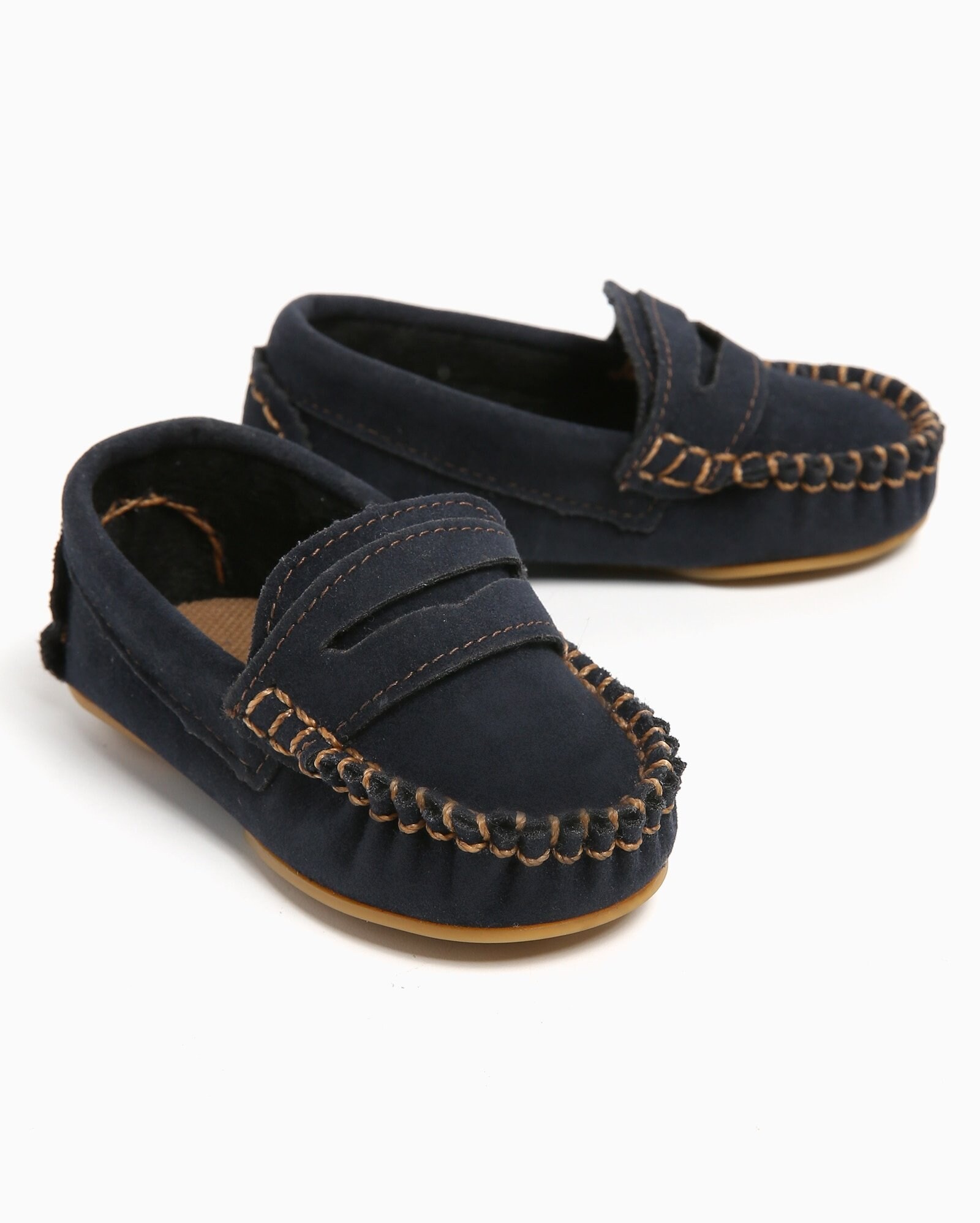 Mocassim Bebê Bege Velcro - Ropek Moda Bebê