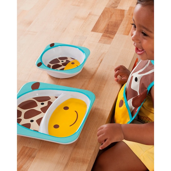 Kit 2 Pratos Girafa Skip Hop