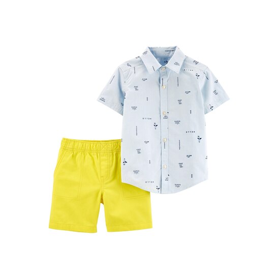 Conjunto 2 Peças Neon Carter´s - Azul