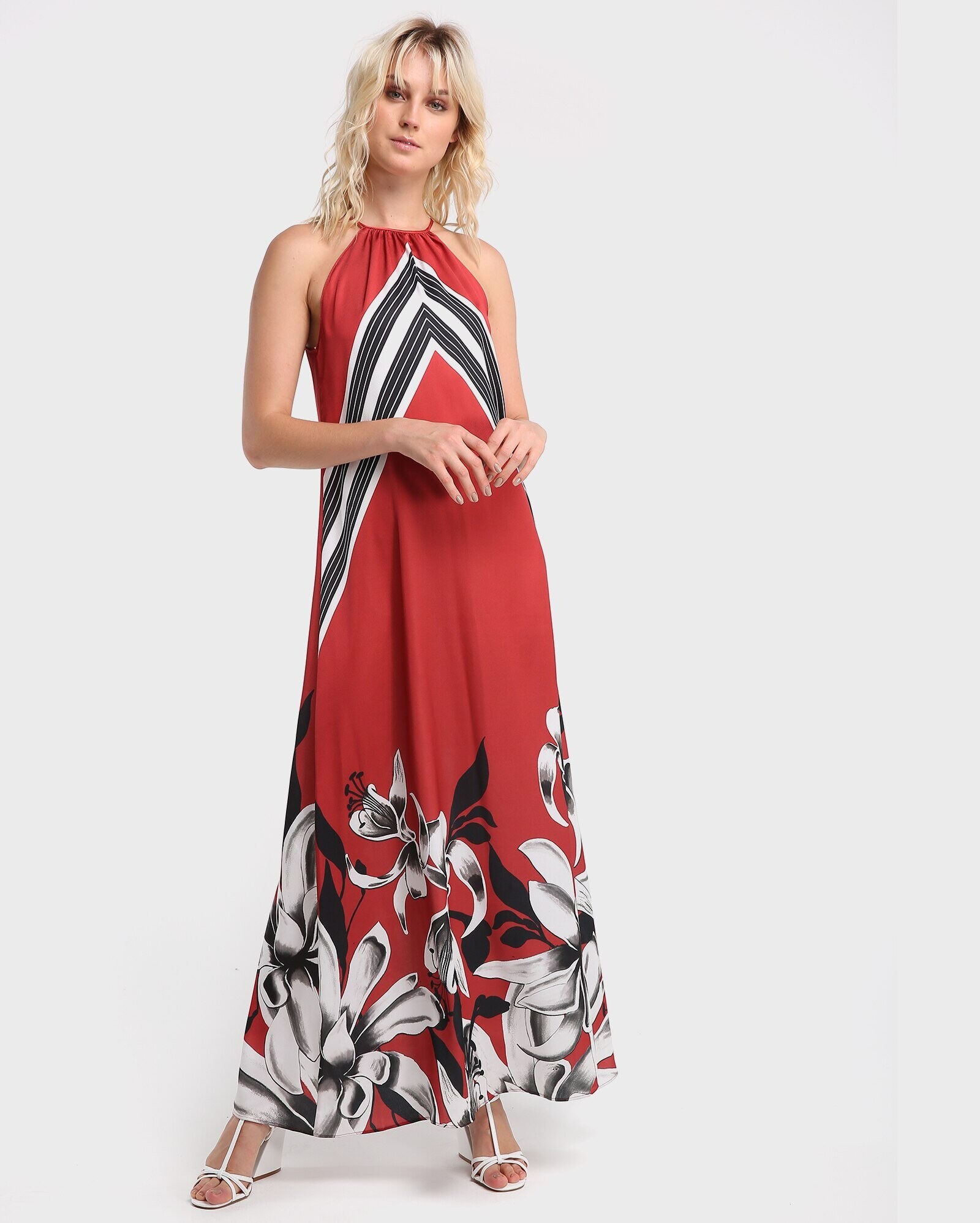 Riachuelo | Vestido Longo Acetinado