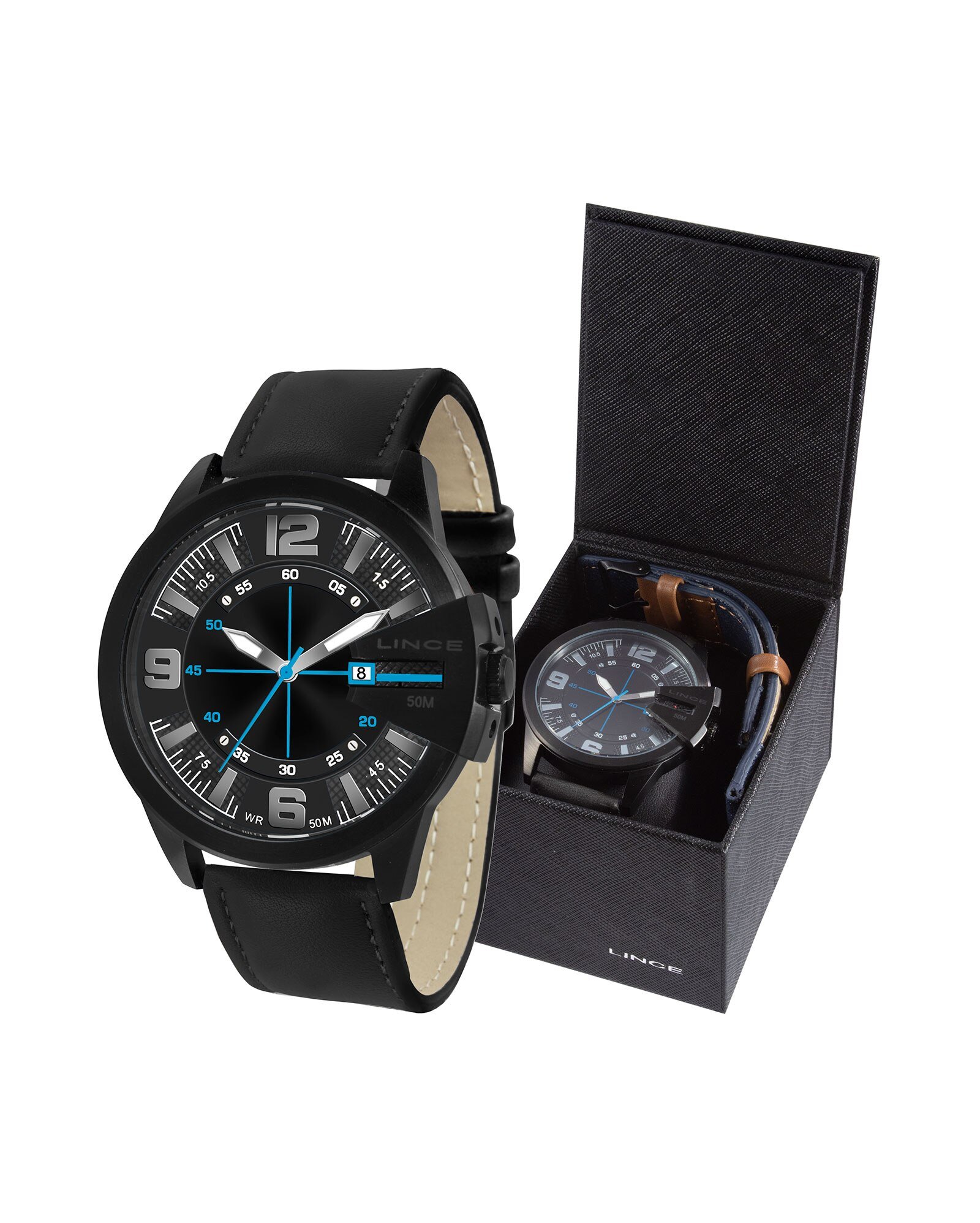 Riachuelo | Kit Relógio Masculino Lince + Pulseira