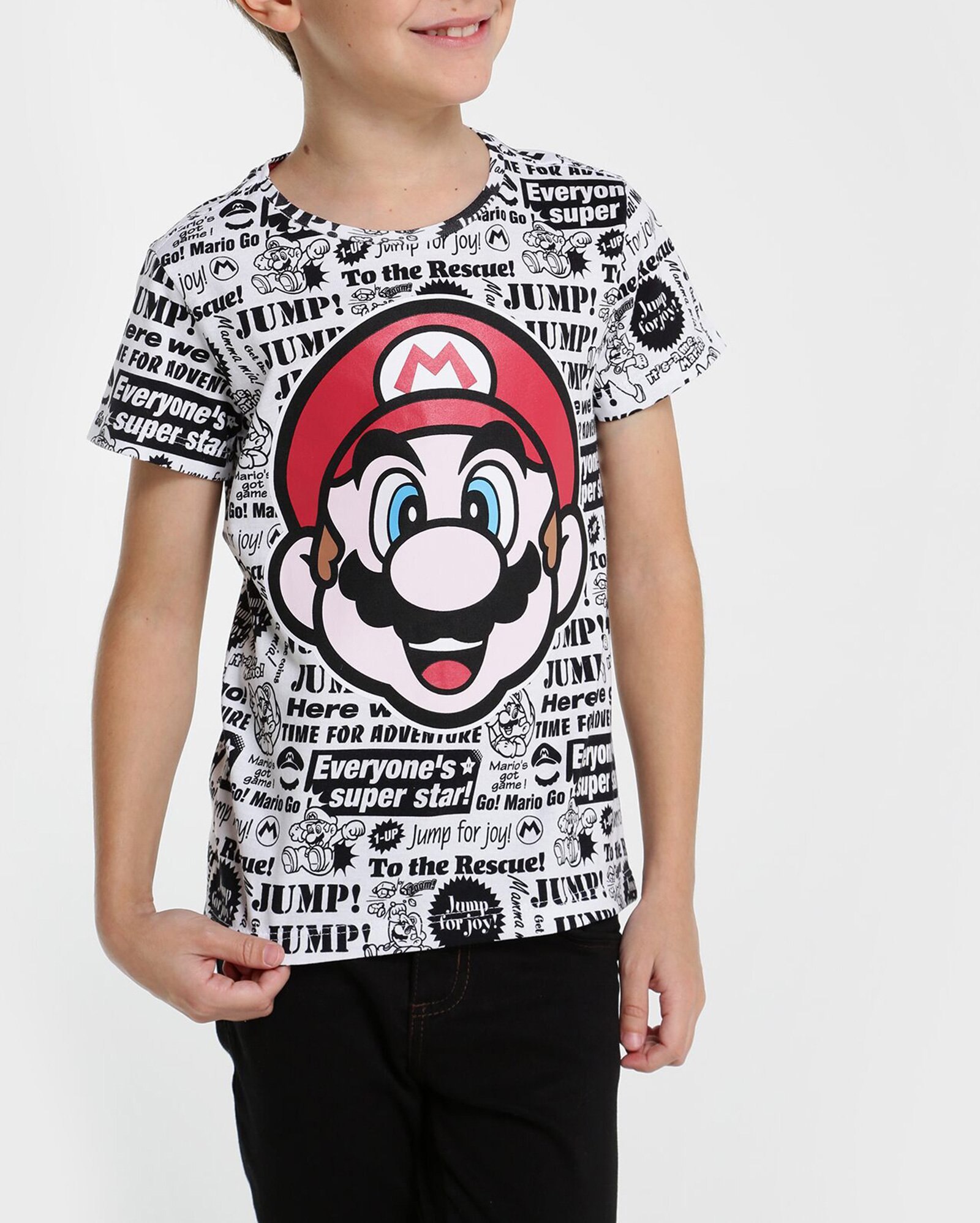 blusa mario bros riachuelo