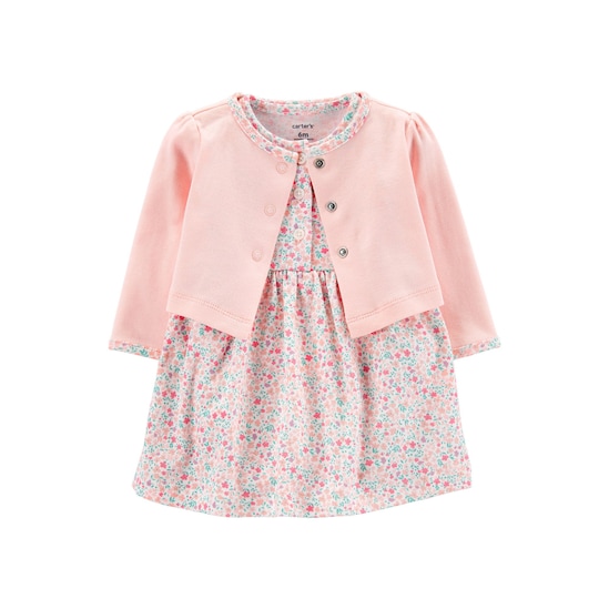 Conjunto Bebê 2 Peças Floral Carter´s - Rosa