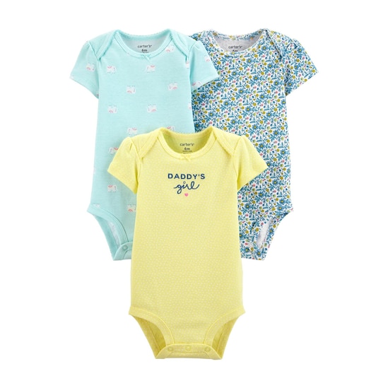 Kit Body 3 Peças Daddy´s Girl Carter's - Multicor