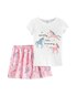 Conjunto Bebê 2 Peças Sparkly Like Mommy Carter´s - Branco