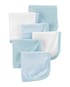 Kit Paninho de Ombro Carter´s 6 Peças Listras Azul