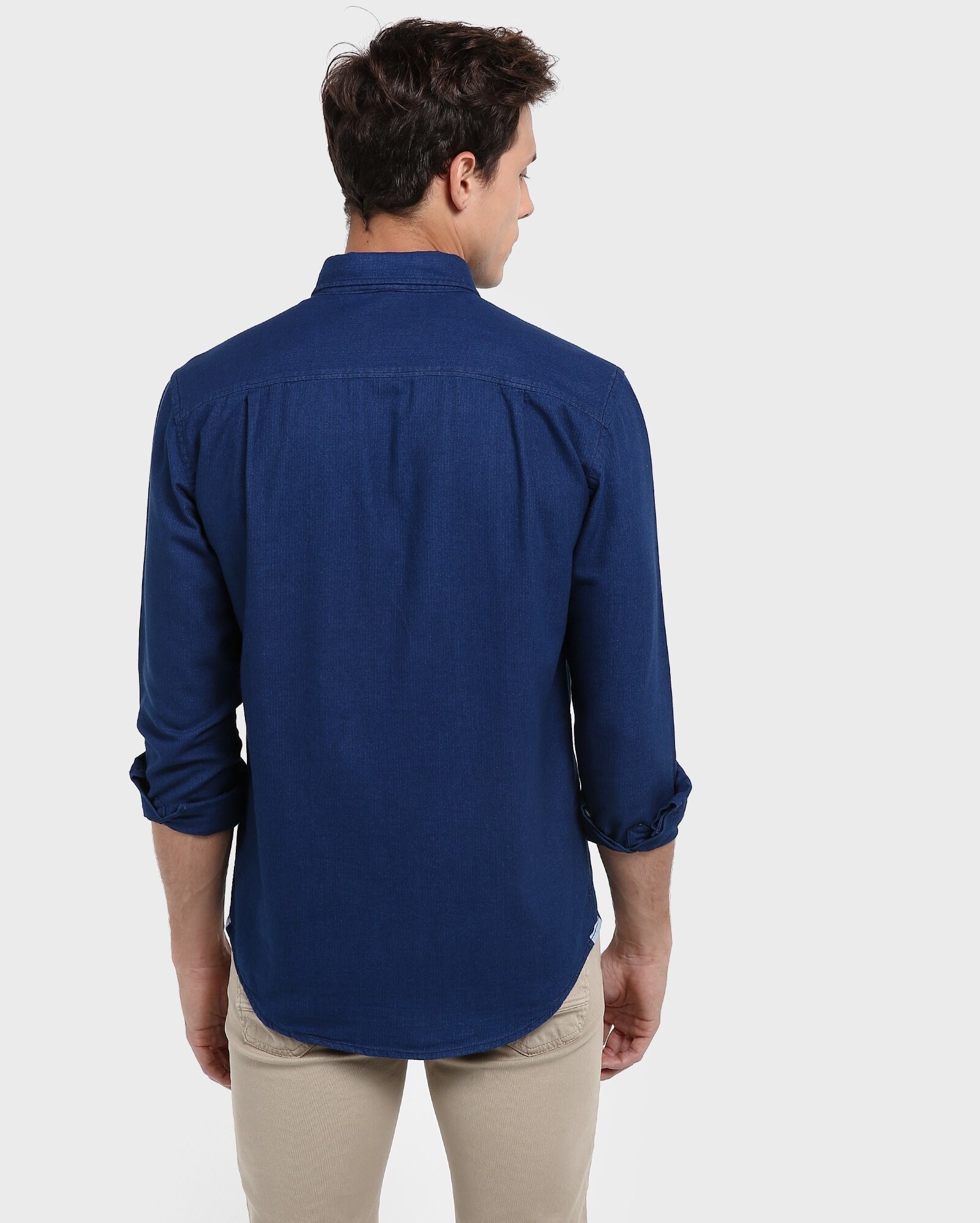 camisa slim casual