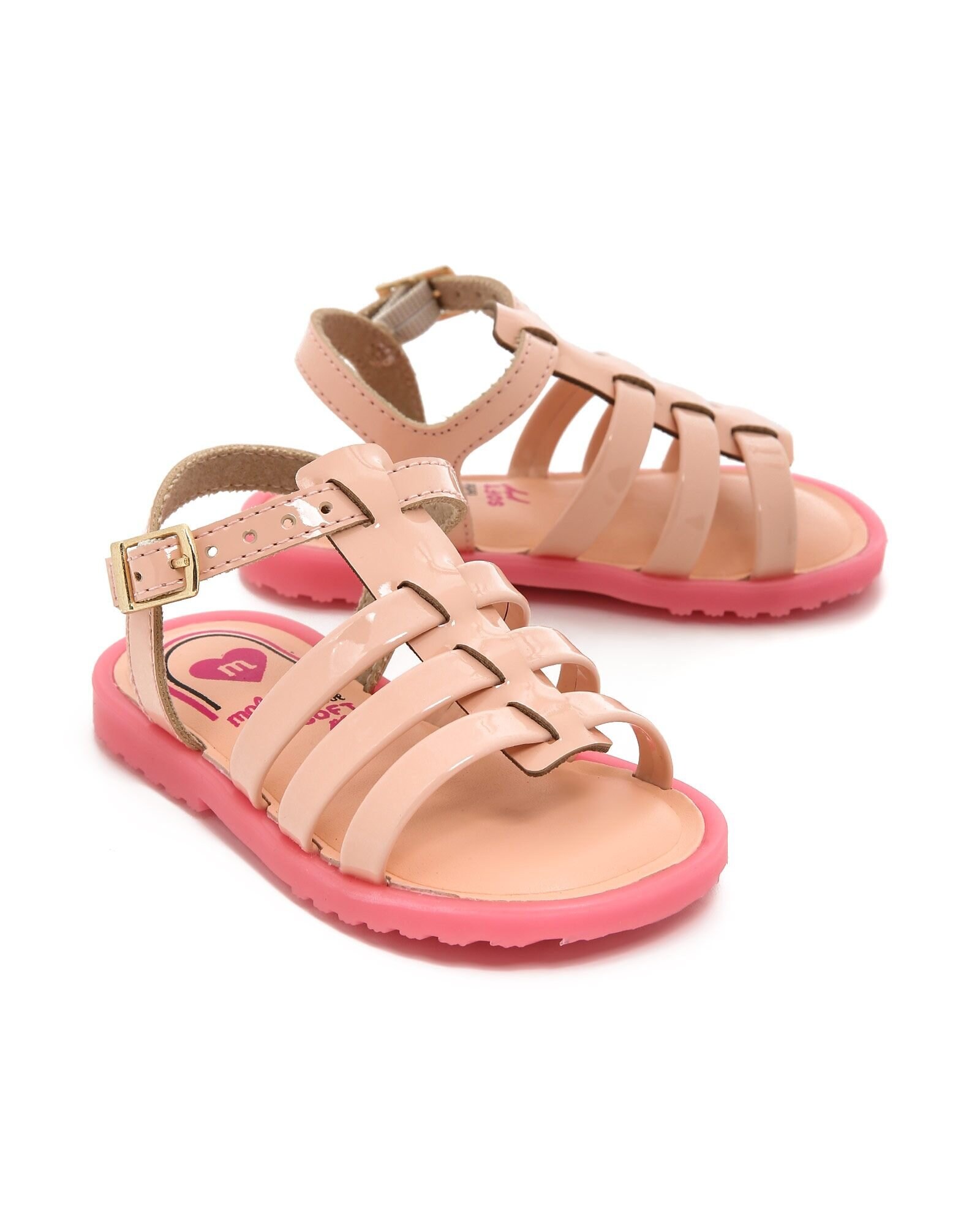 Riachuelo | Sandália Infantil - Baby Meninas - Rosa com Laço - Pimpolho