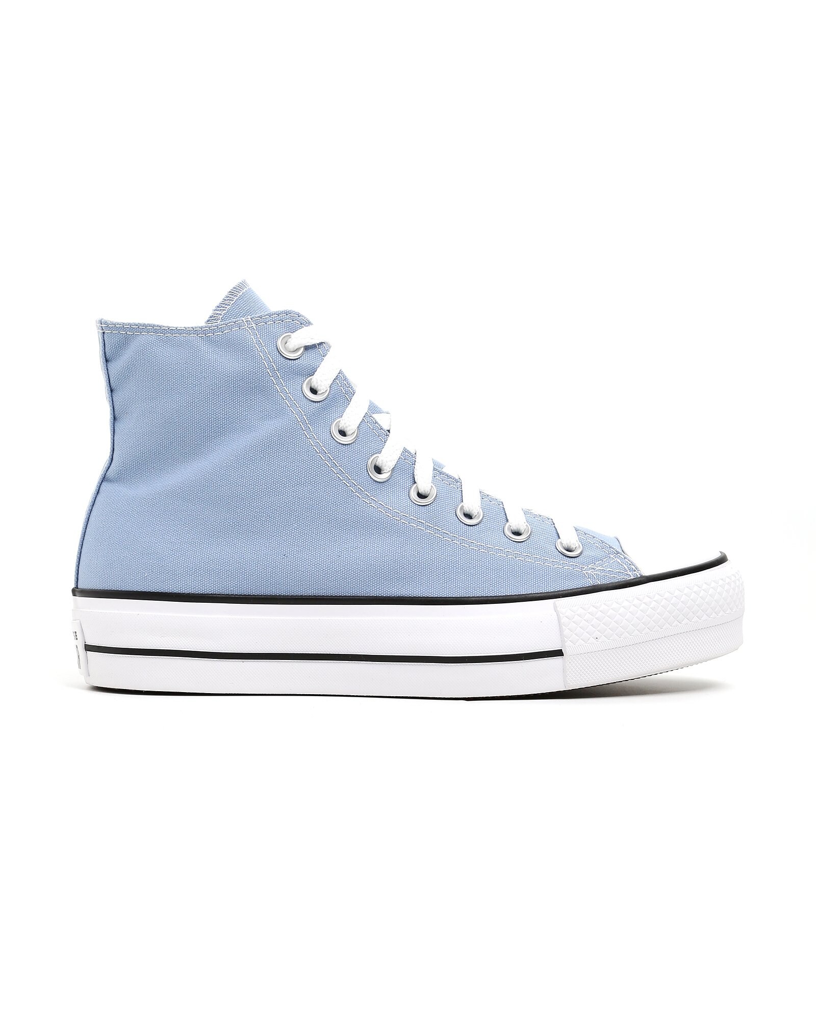 Riachuelo | Tênis Converse All Star Chuck Taylor Cano Alto Flatform Lona -  Azul Claro