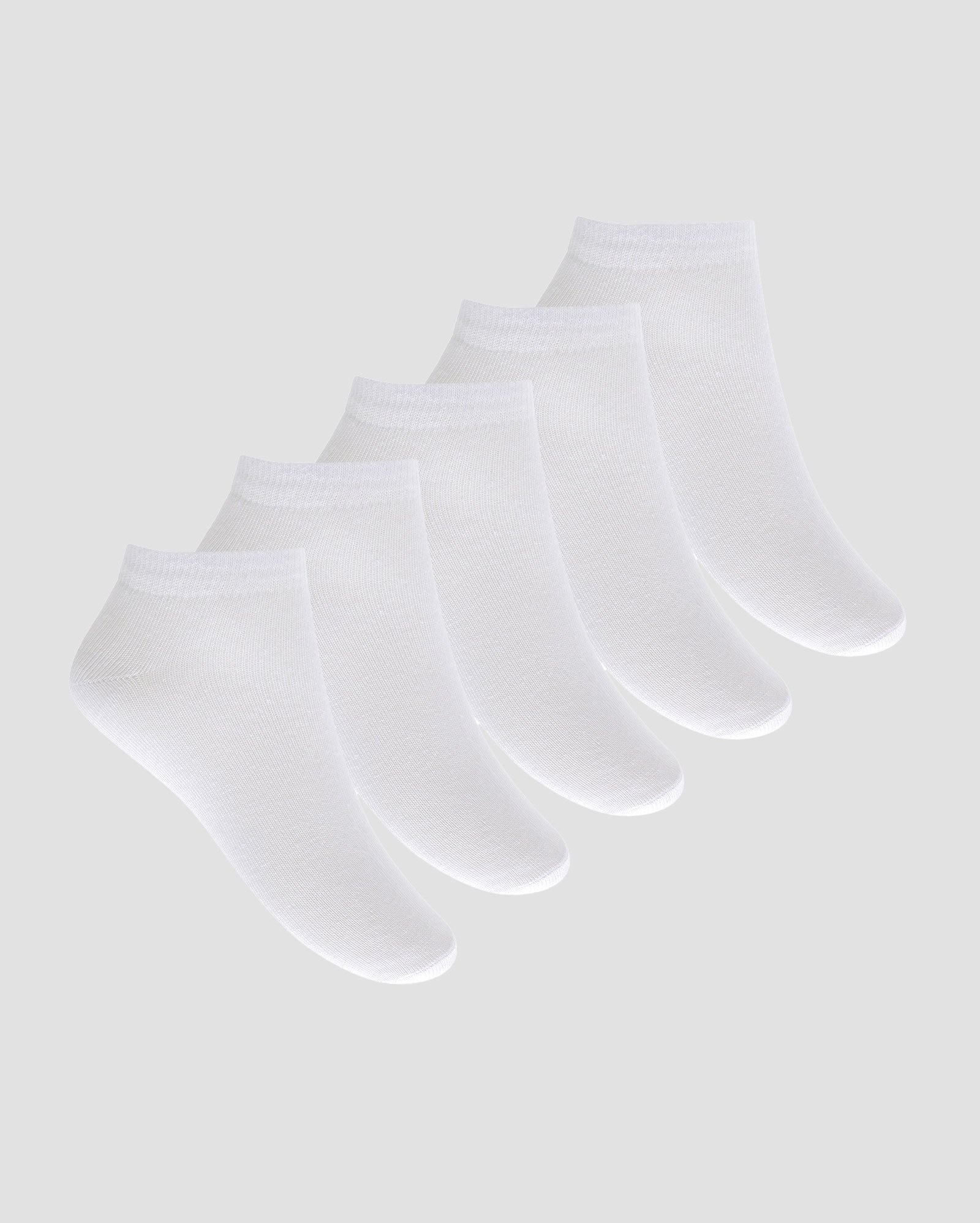 Kit meia infantil 5 pares cano médio branco | Accessori by Riachuelo
