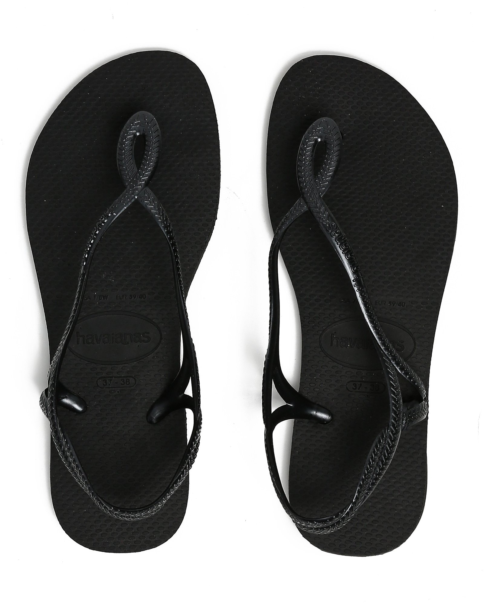 Sandália Rasteira Luna Havaianas - Preto