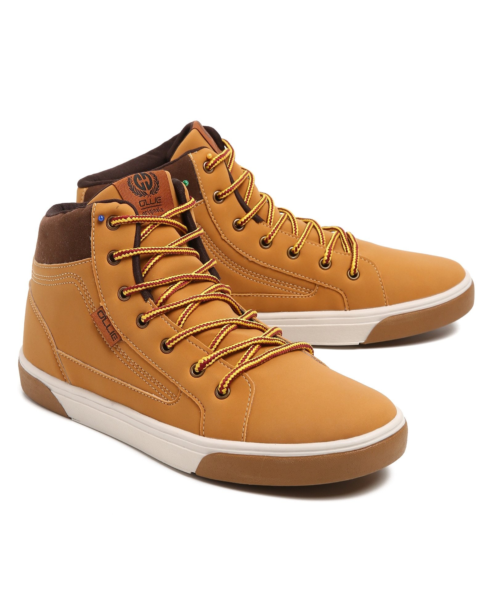 Riachuelo | Tênis Casual Cano Alto Ollie - Amarelo Mostarda
