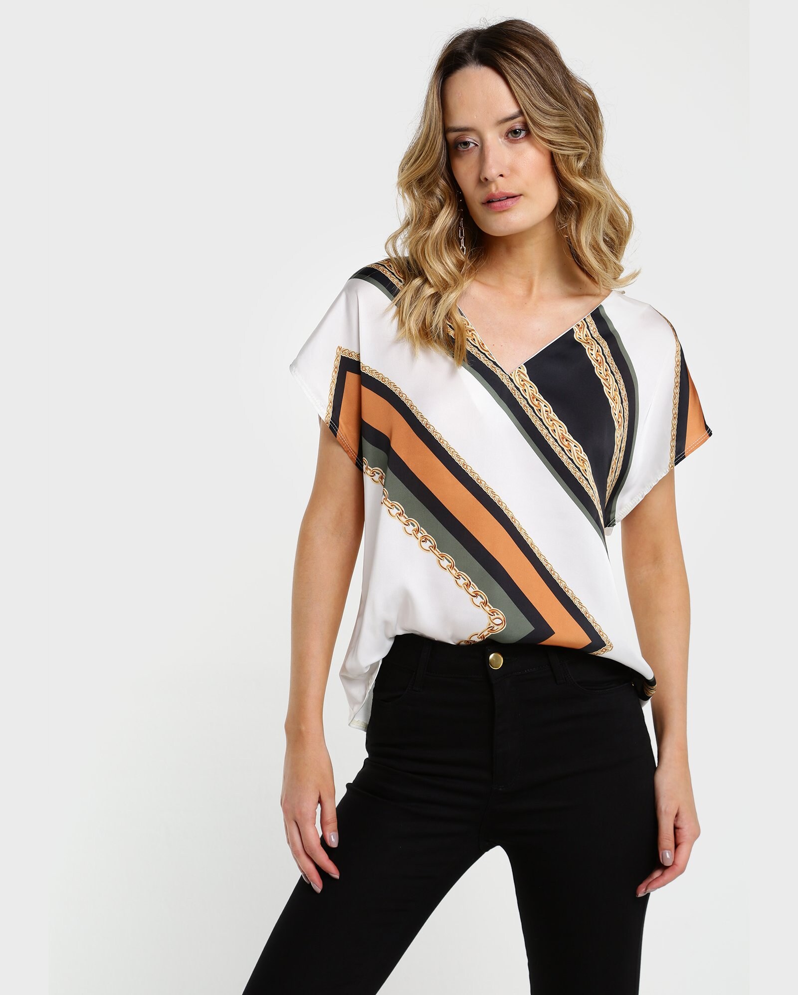 blusa de corrente