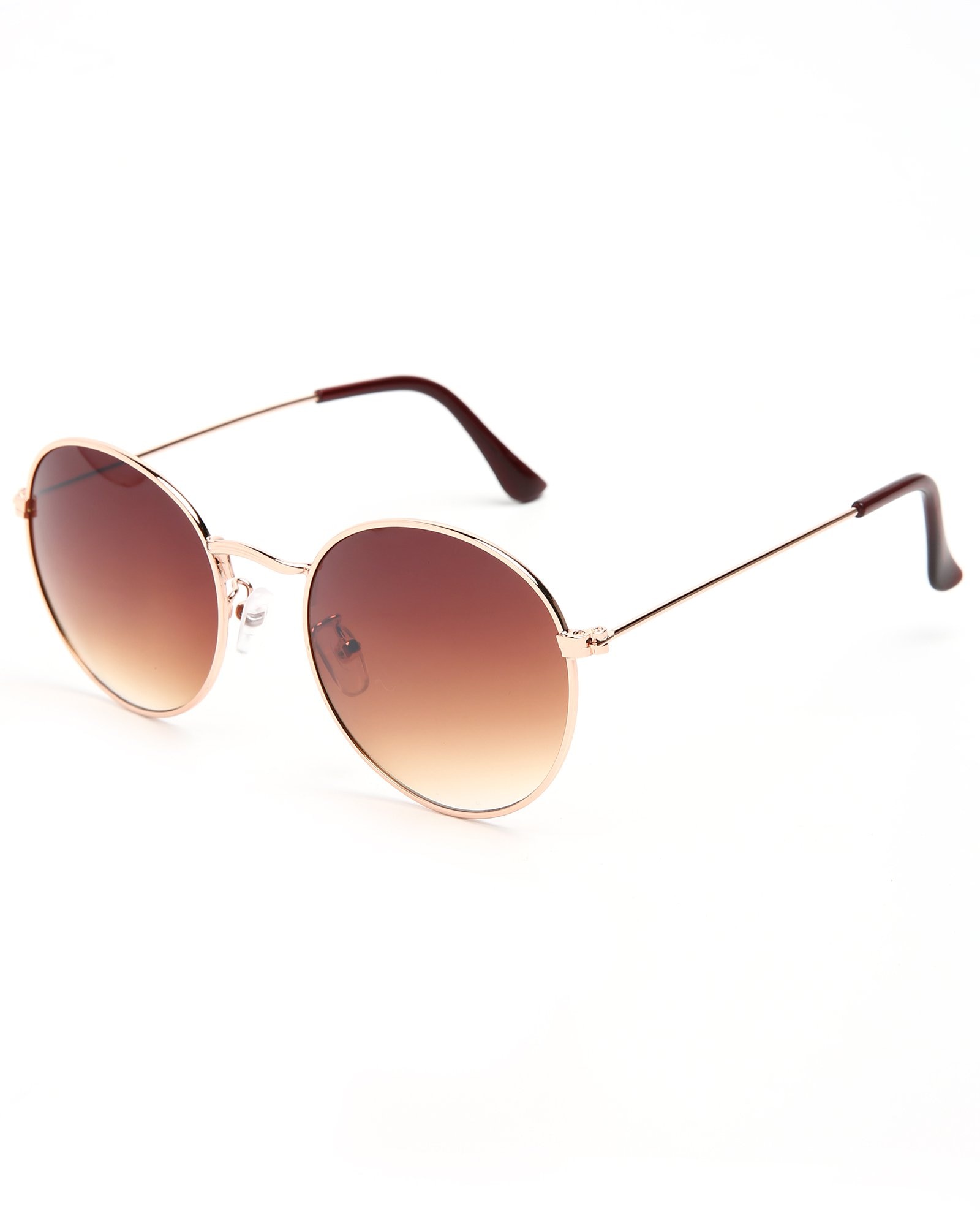 Óculos De Sol Feminino Redondo Dourado Riachuelo