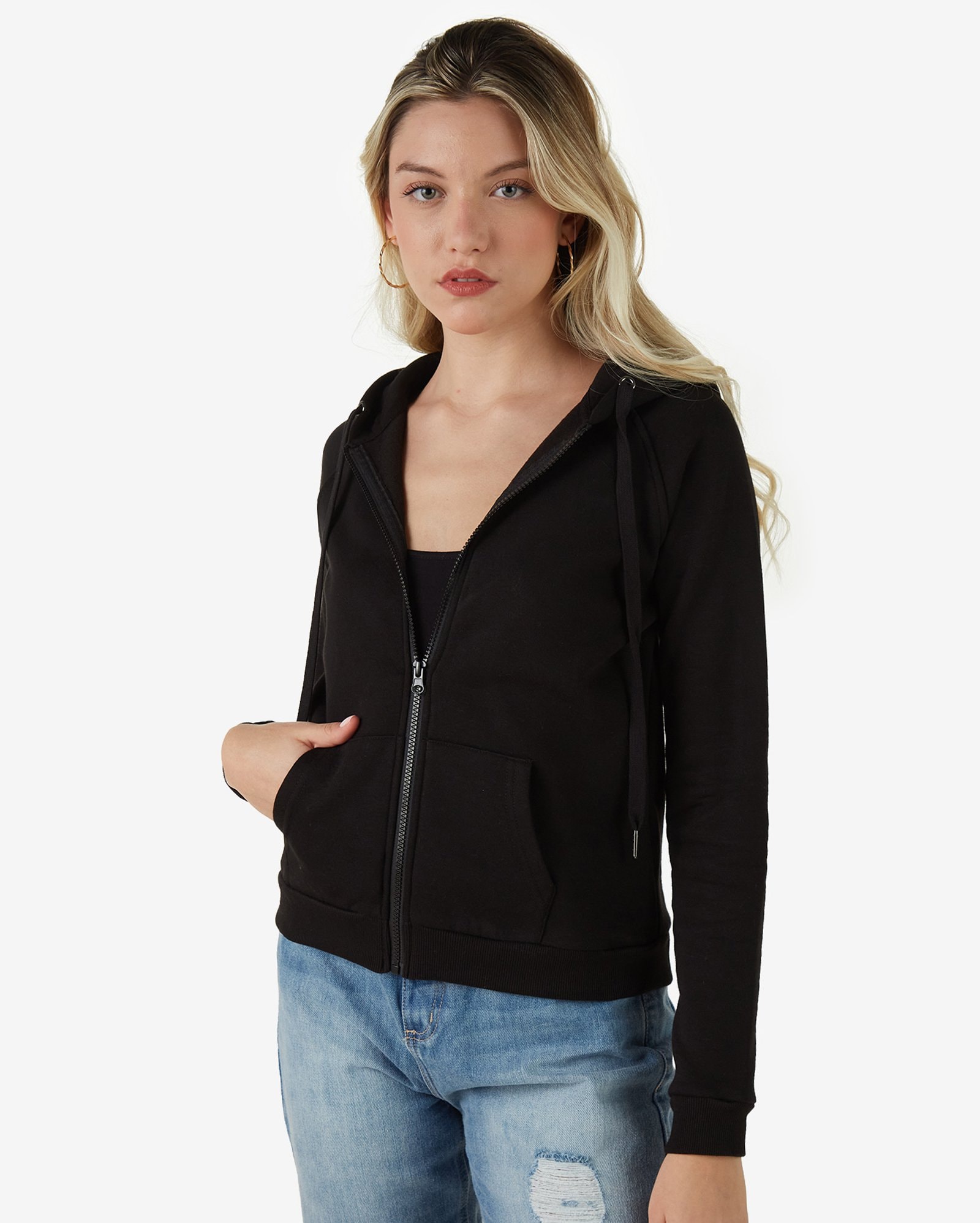 free people zip moletom com capuz