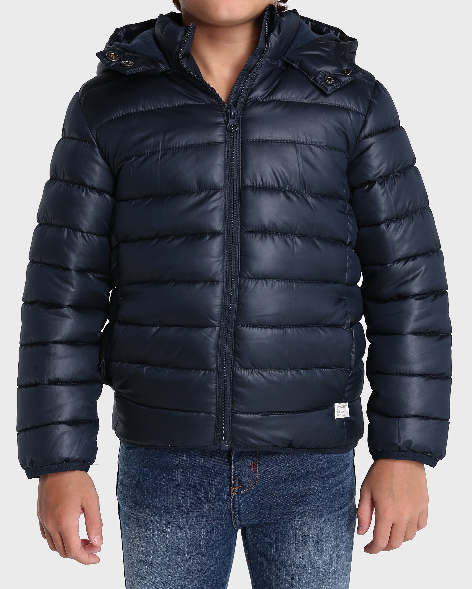 Riachuelo Jaqueta Puffer Capuz Azul Ultramarine