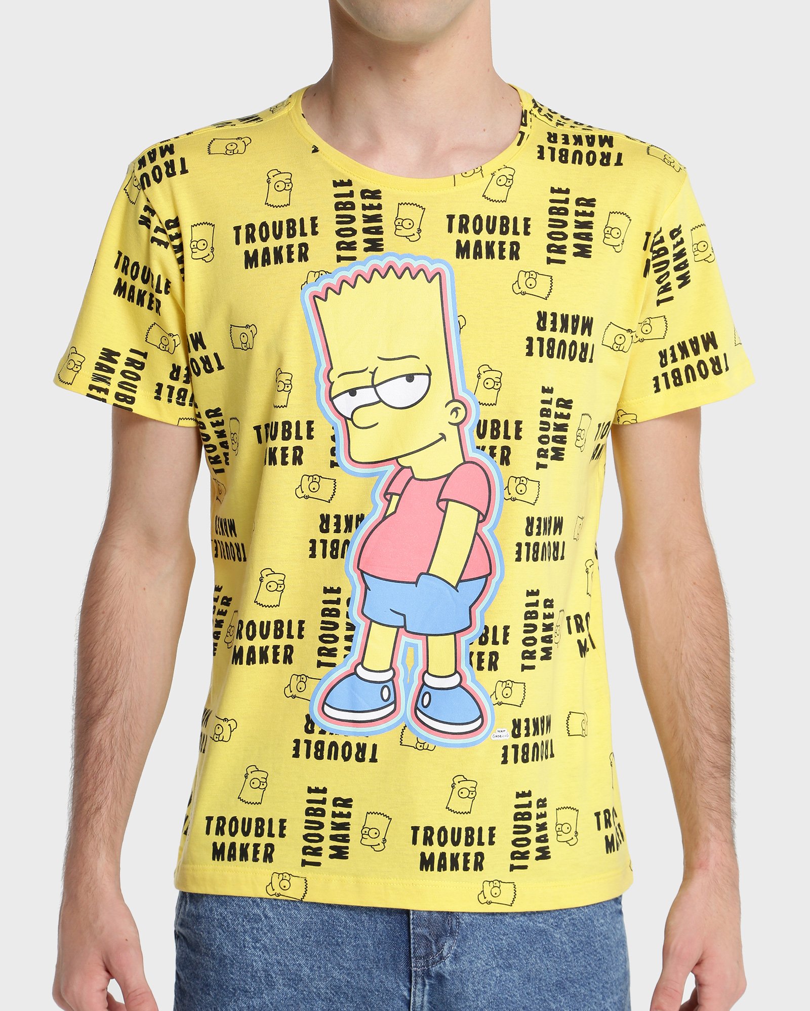 Camiseta Bart Simpsons Trouble Maker FANLAB Oficial