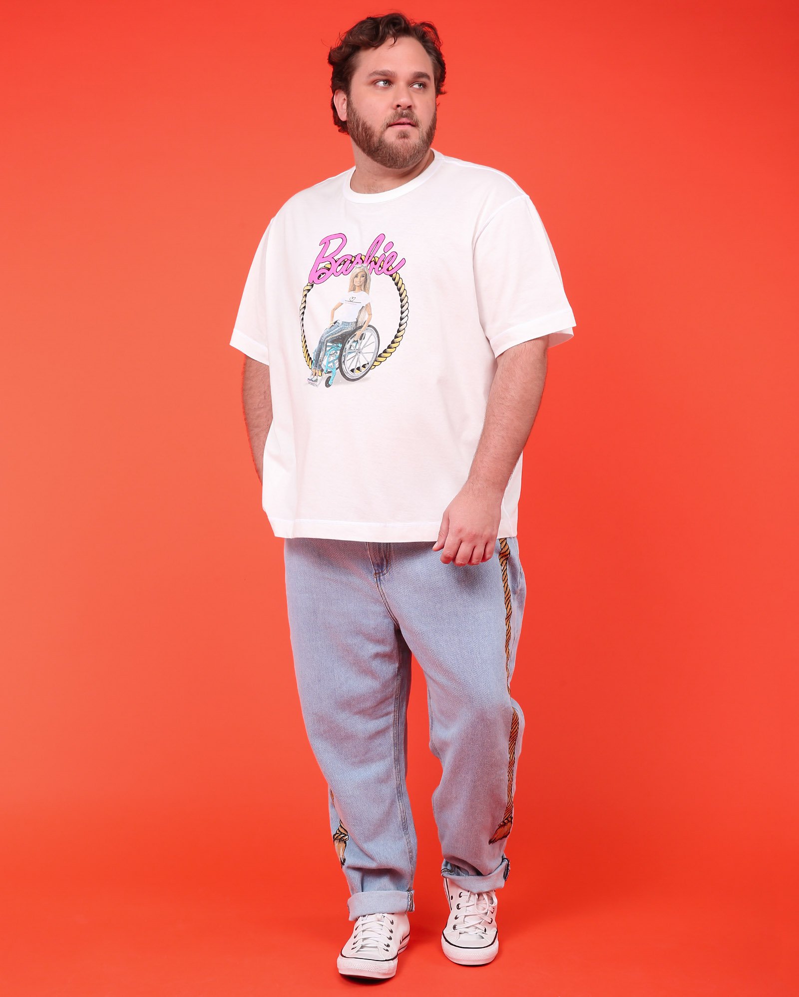 camiseta barbie masculina