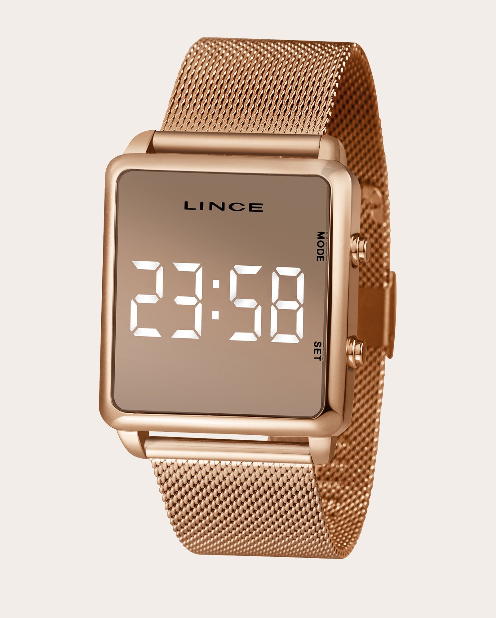 Relógio Unissex 5ATM Lince - Rose Gold