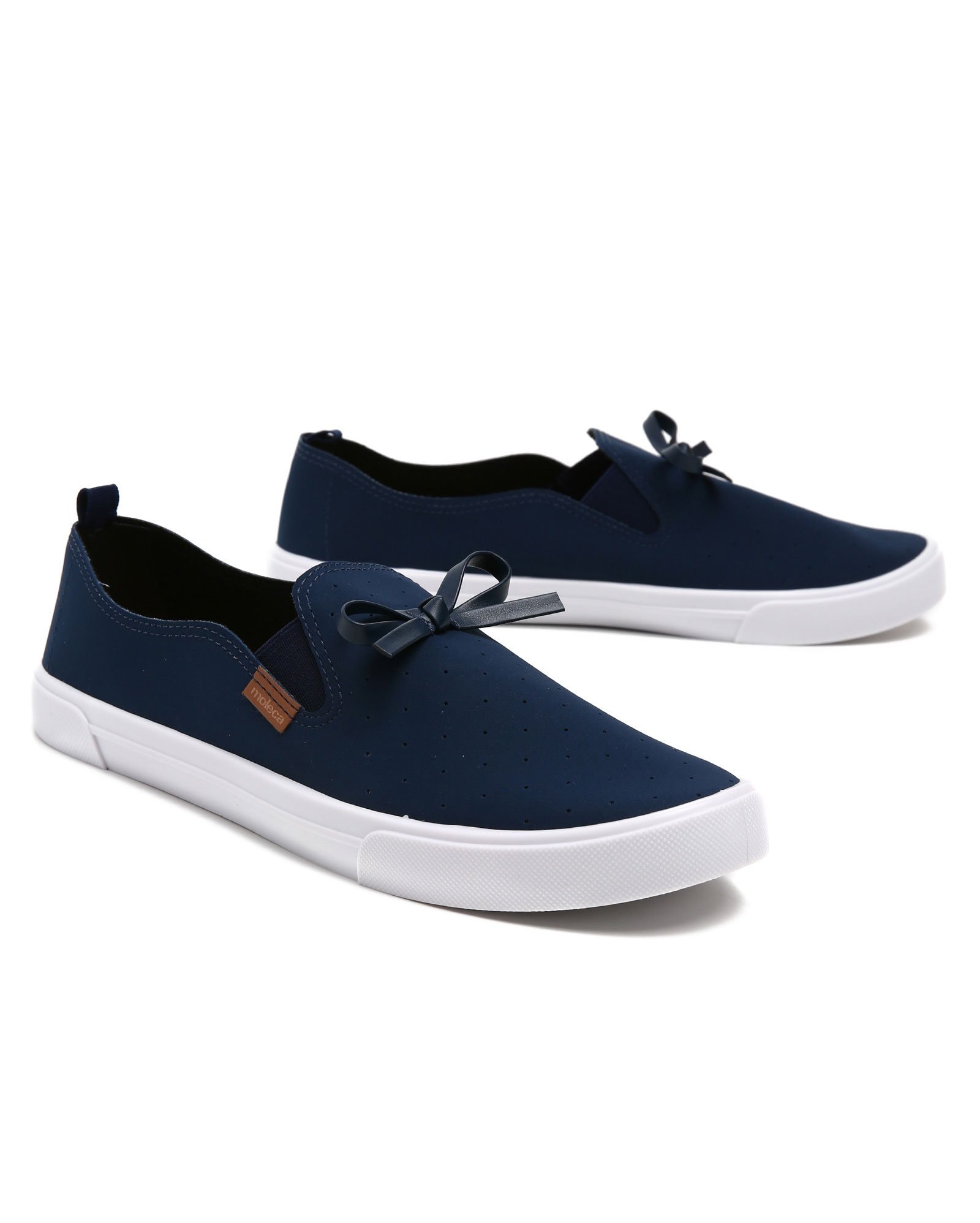 Riachuelo | Tênis Casual Slip On Laço Nobuck Moleca