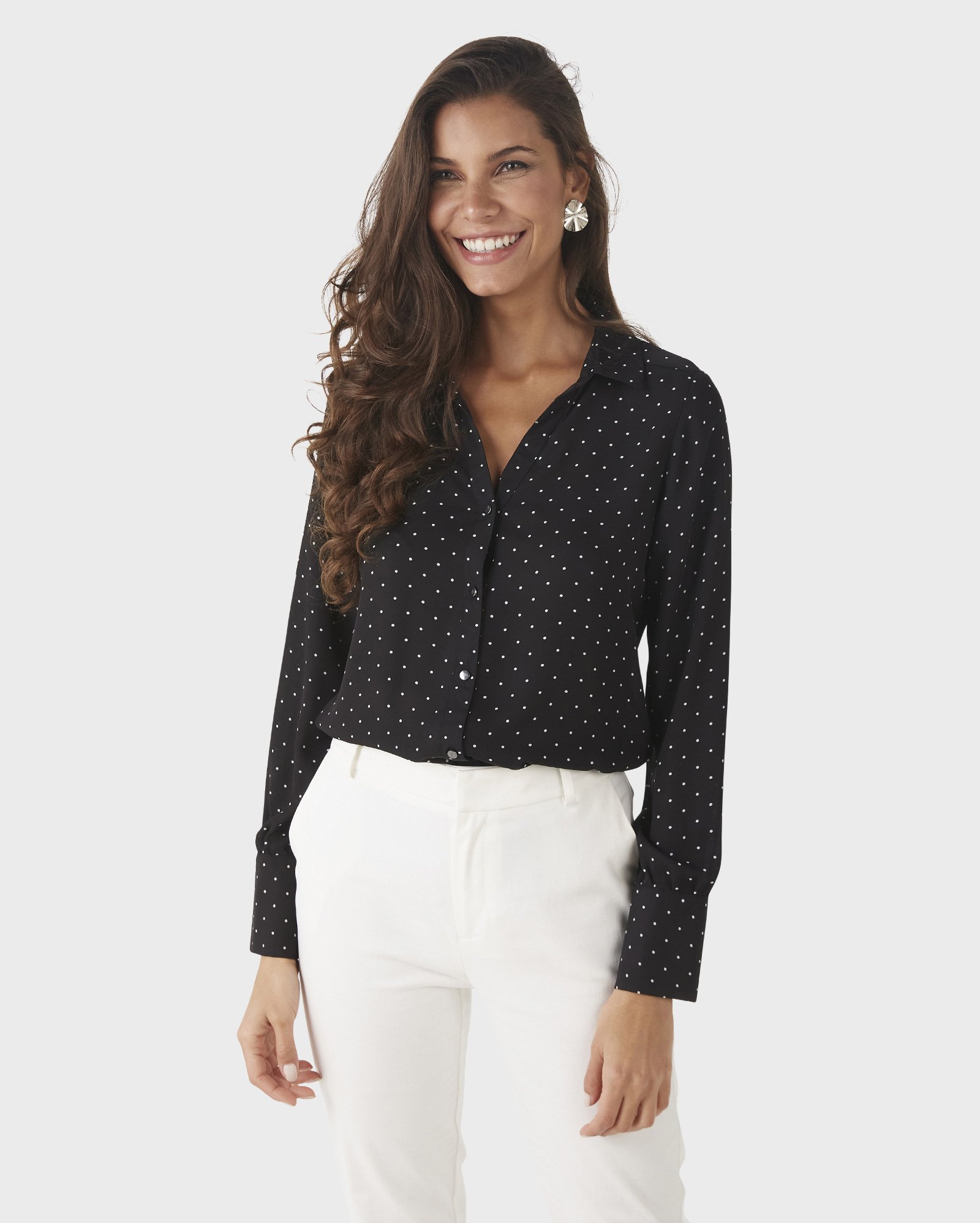 camisa manga longa feminina riachuelo