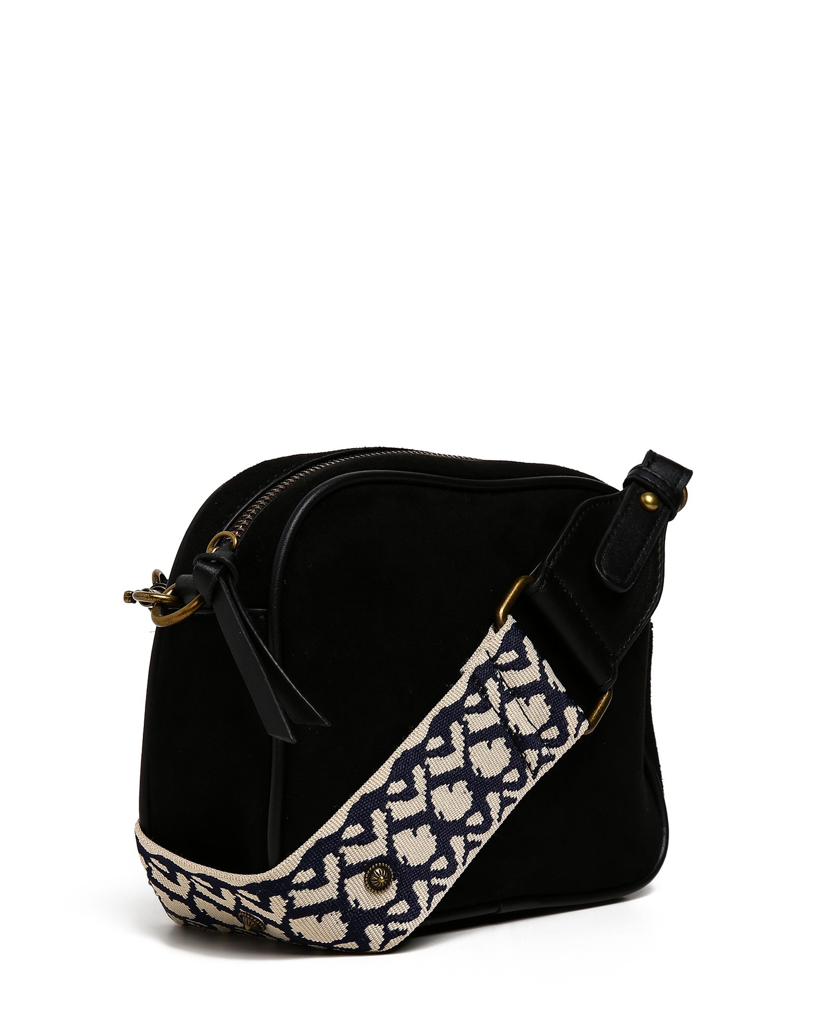 long strap black handbolsa