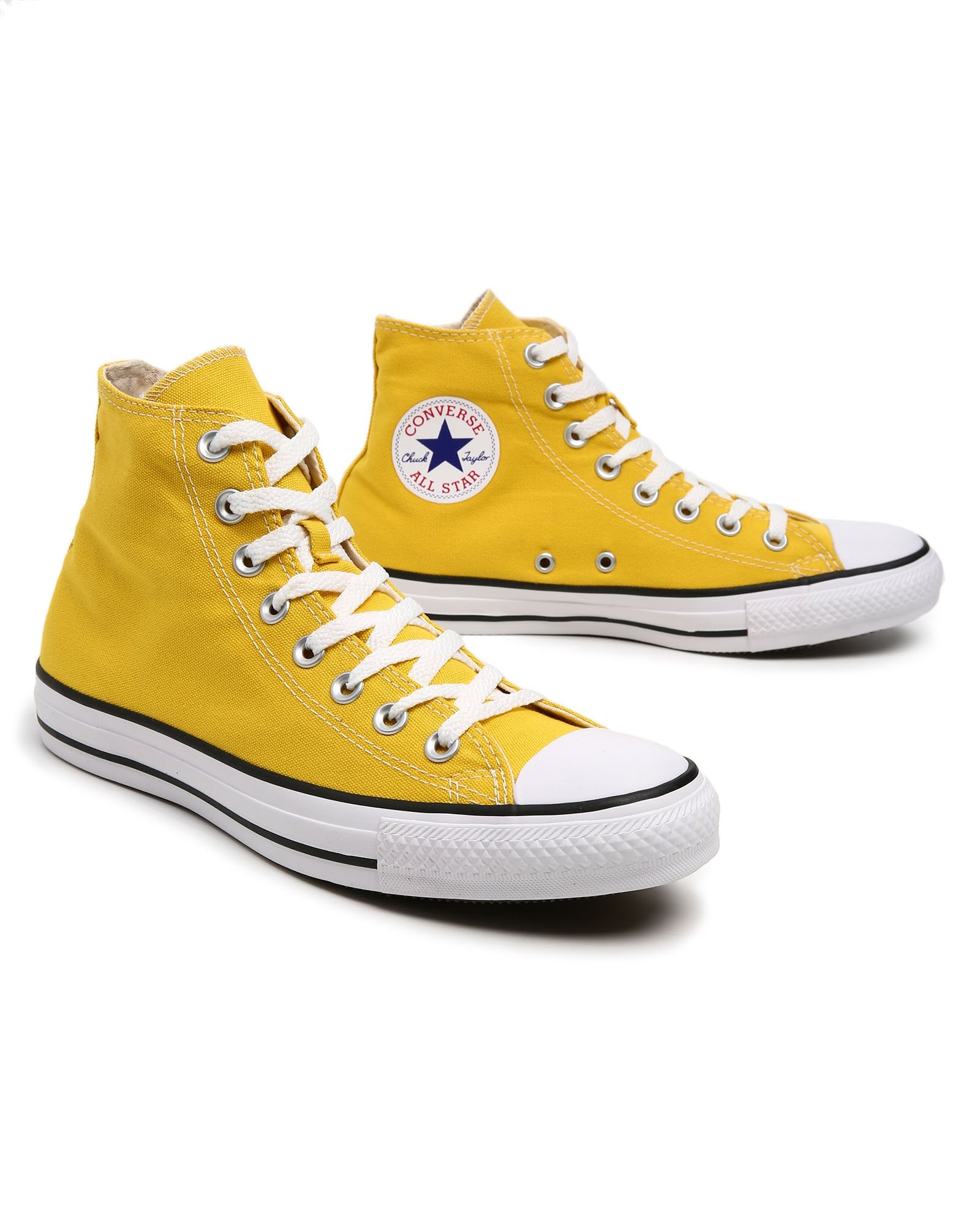 Riachuelo | Tênis Converse All Star Chuck Taylor Cano Alto Tecido - Amarelo