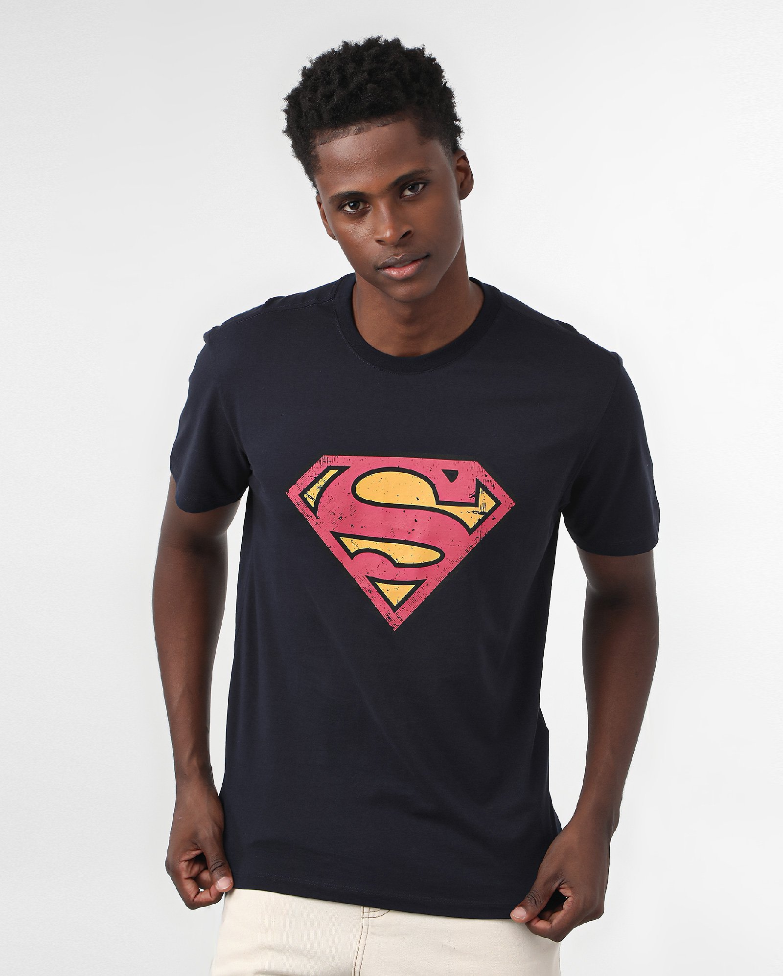 Camiseta masculina Superman azul | DC Comics