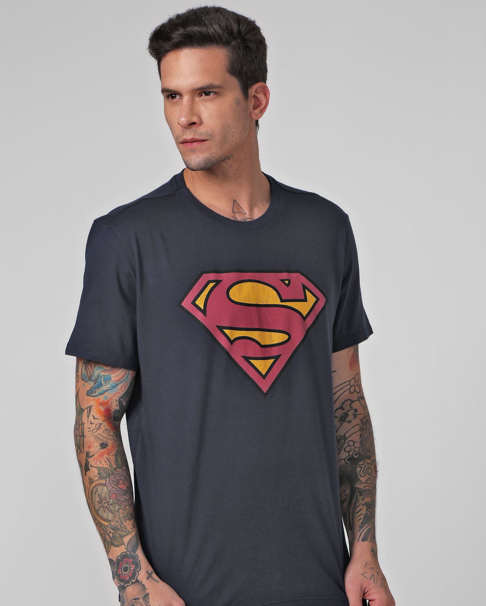 Riachuelo Camiseta masculina Superman azul DC Comics