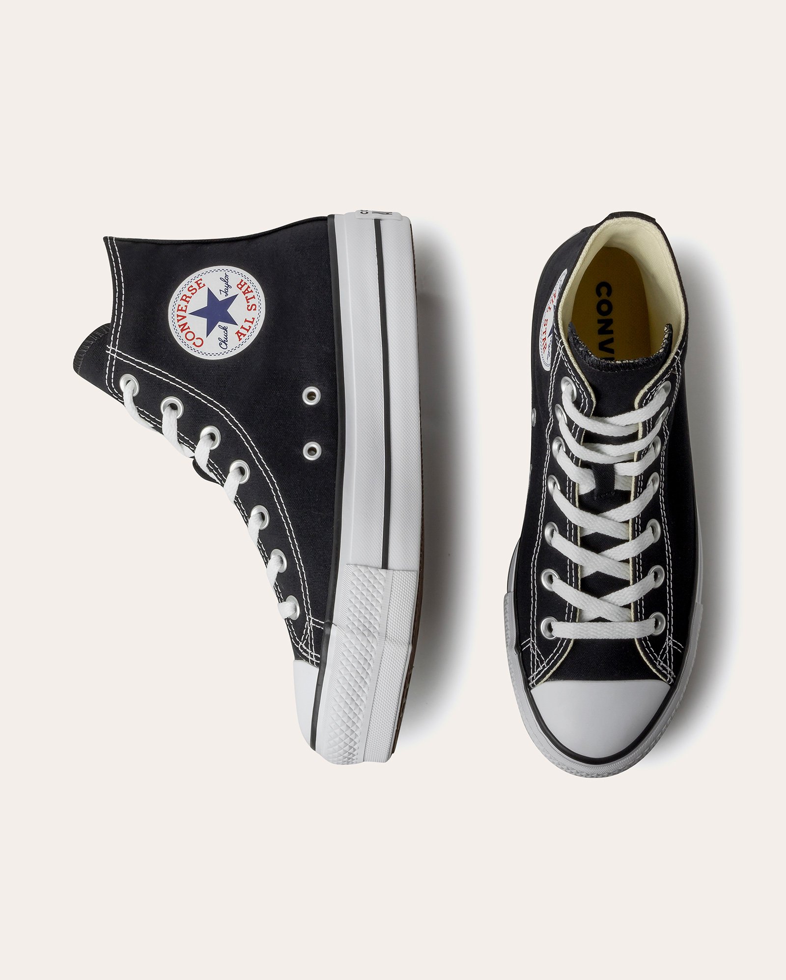 Tênis feminino Chuck Taylor cano alto flatform lona |  Converse All Star
