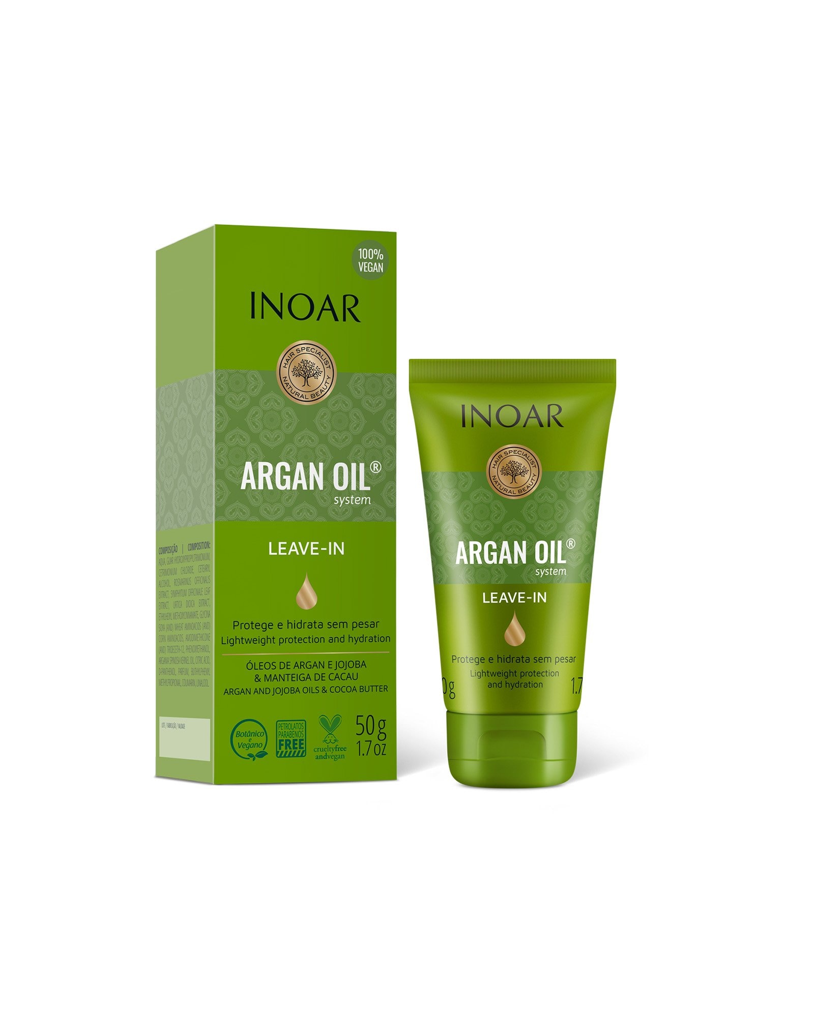 Leave In Argan Oil Inoar 50g
