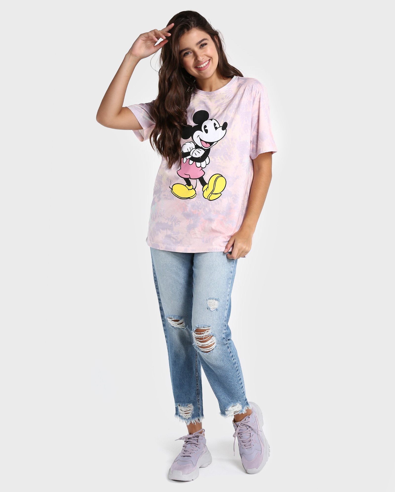 blusa tie dye mickey mouse
