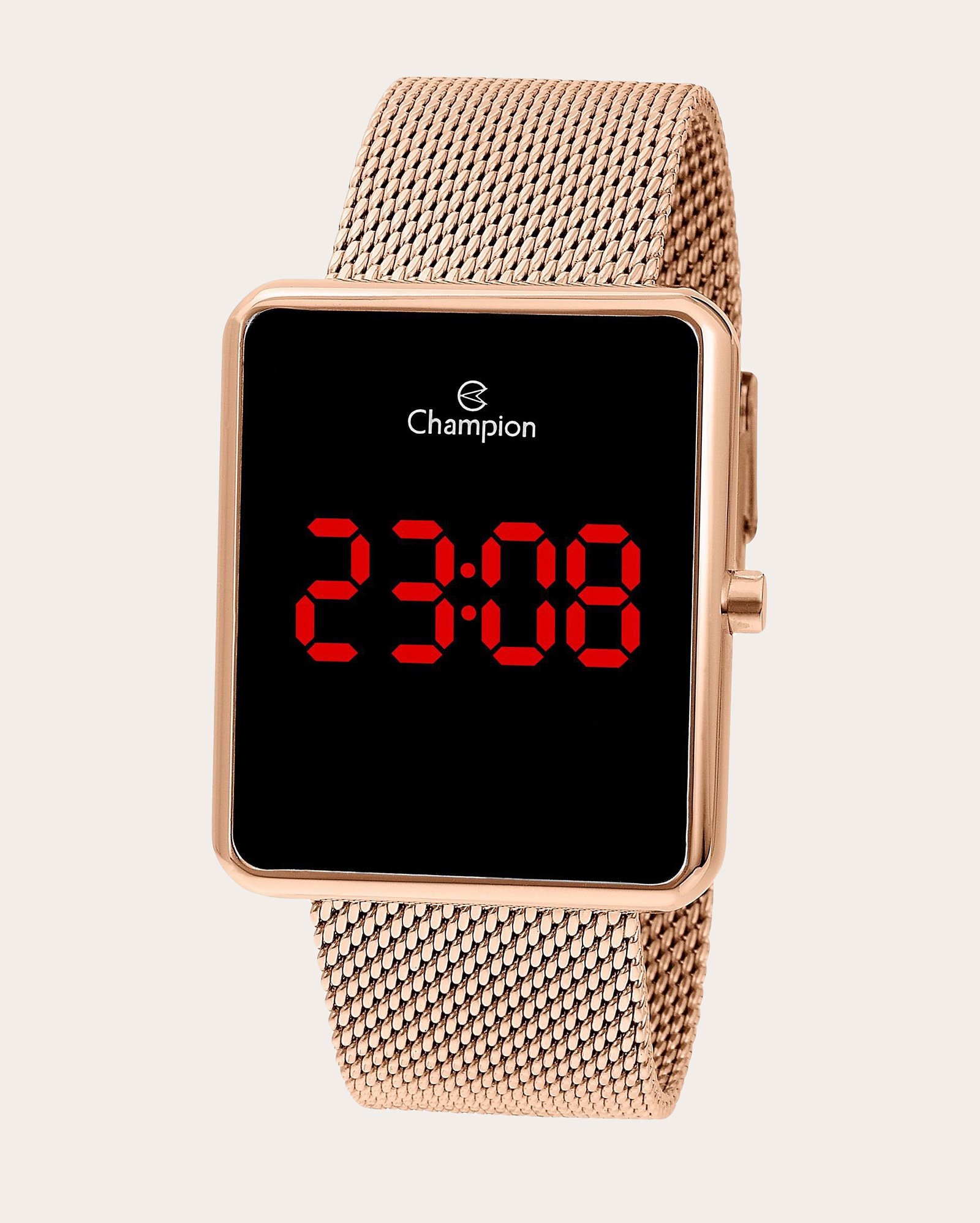 Relógio digital feminino CH40080P - rosé | Champion